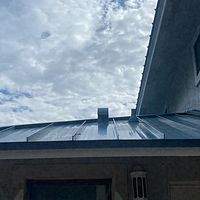 24ga 1.5" Mechanical Seam Slate Blue by Total Roofing System The Metal Roof Experts