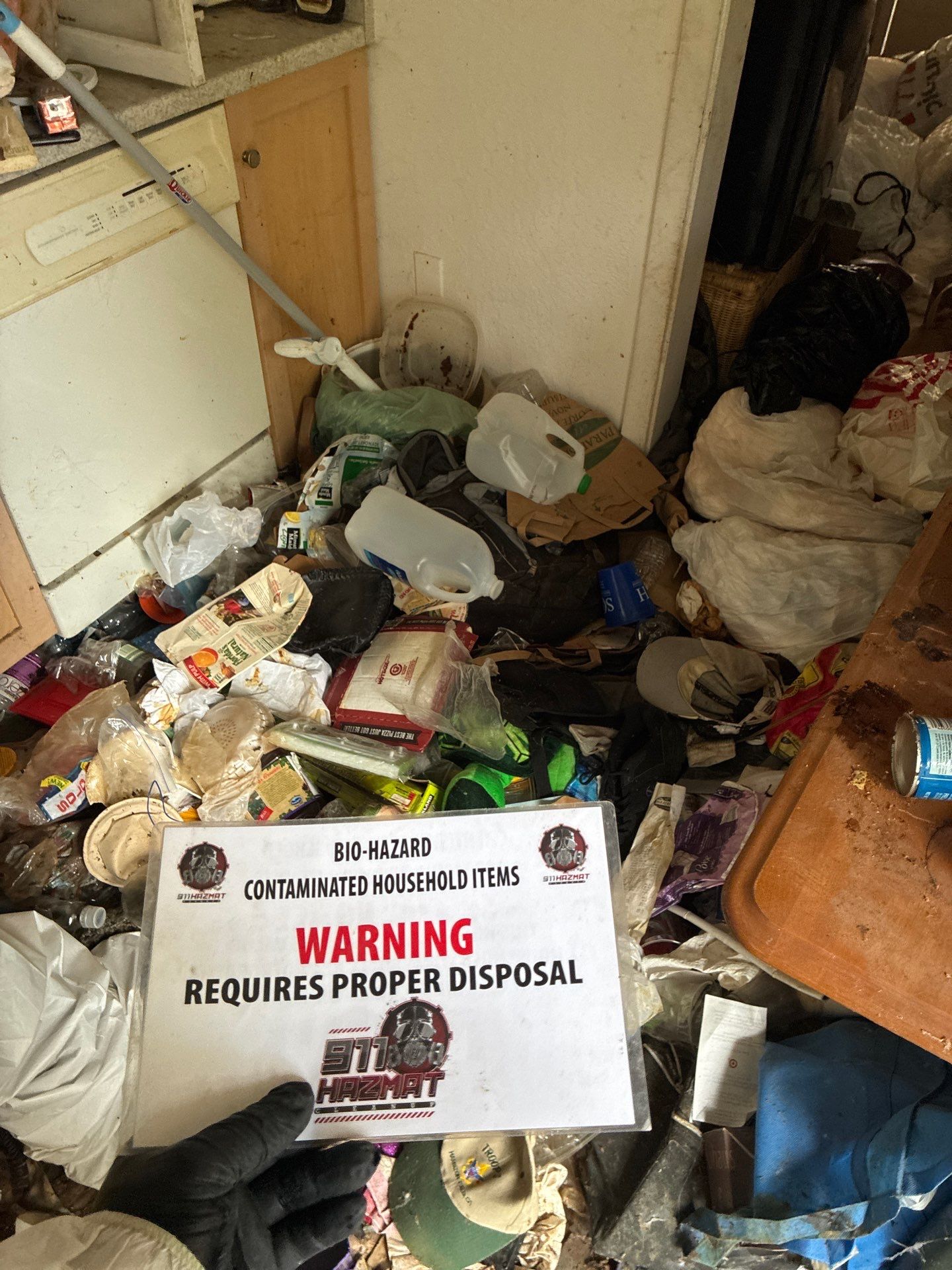 Project in Novato by 911 Hazmat Cleanup 
