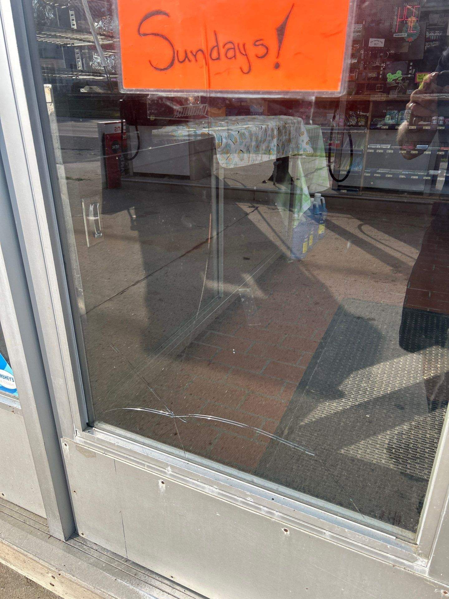 Glass Replacement in Commercial Door by Cheshire Glass Company