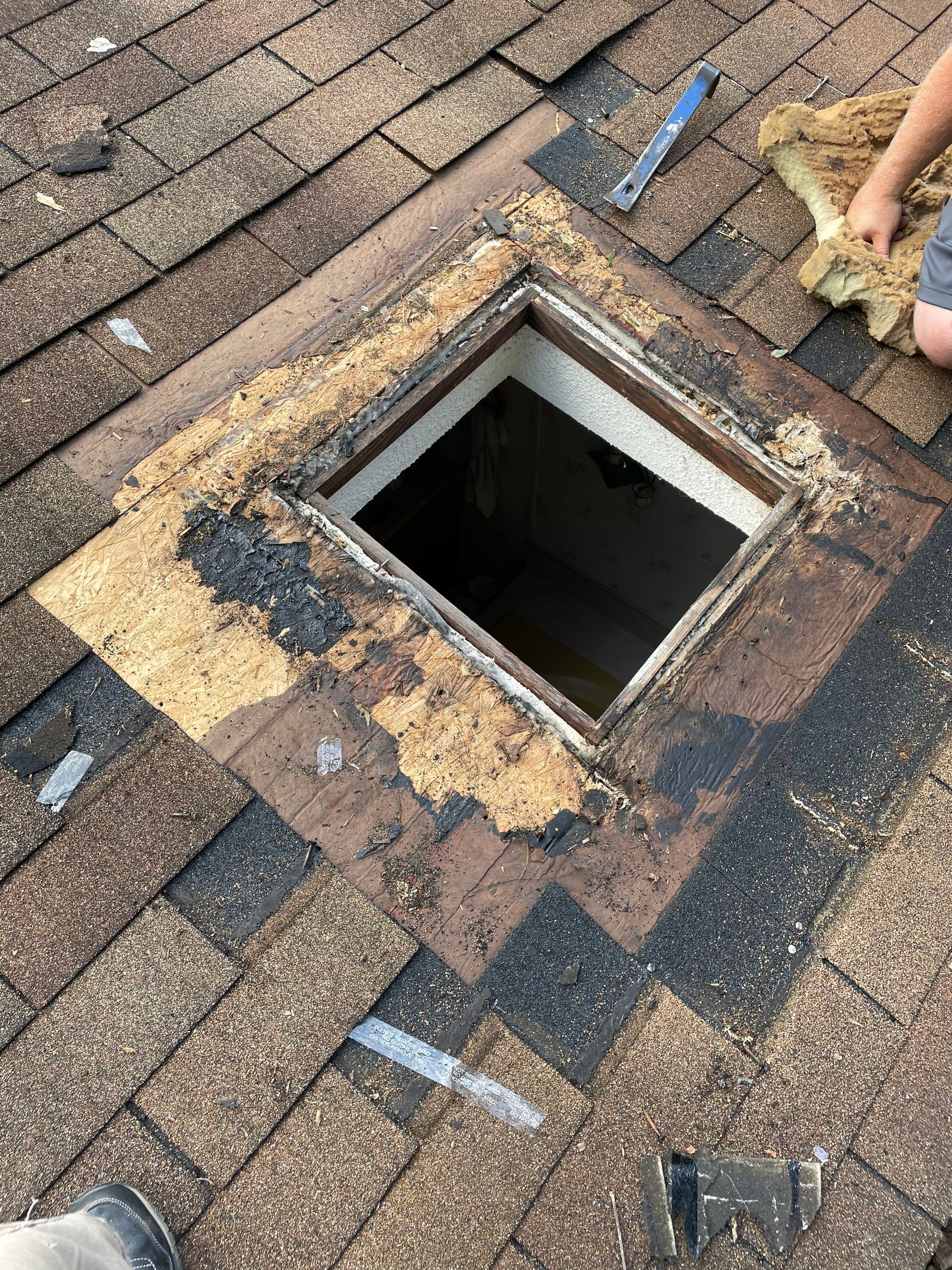 Skylight Replacement using Velux Skylight by Secure Construction Company Inc