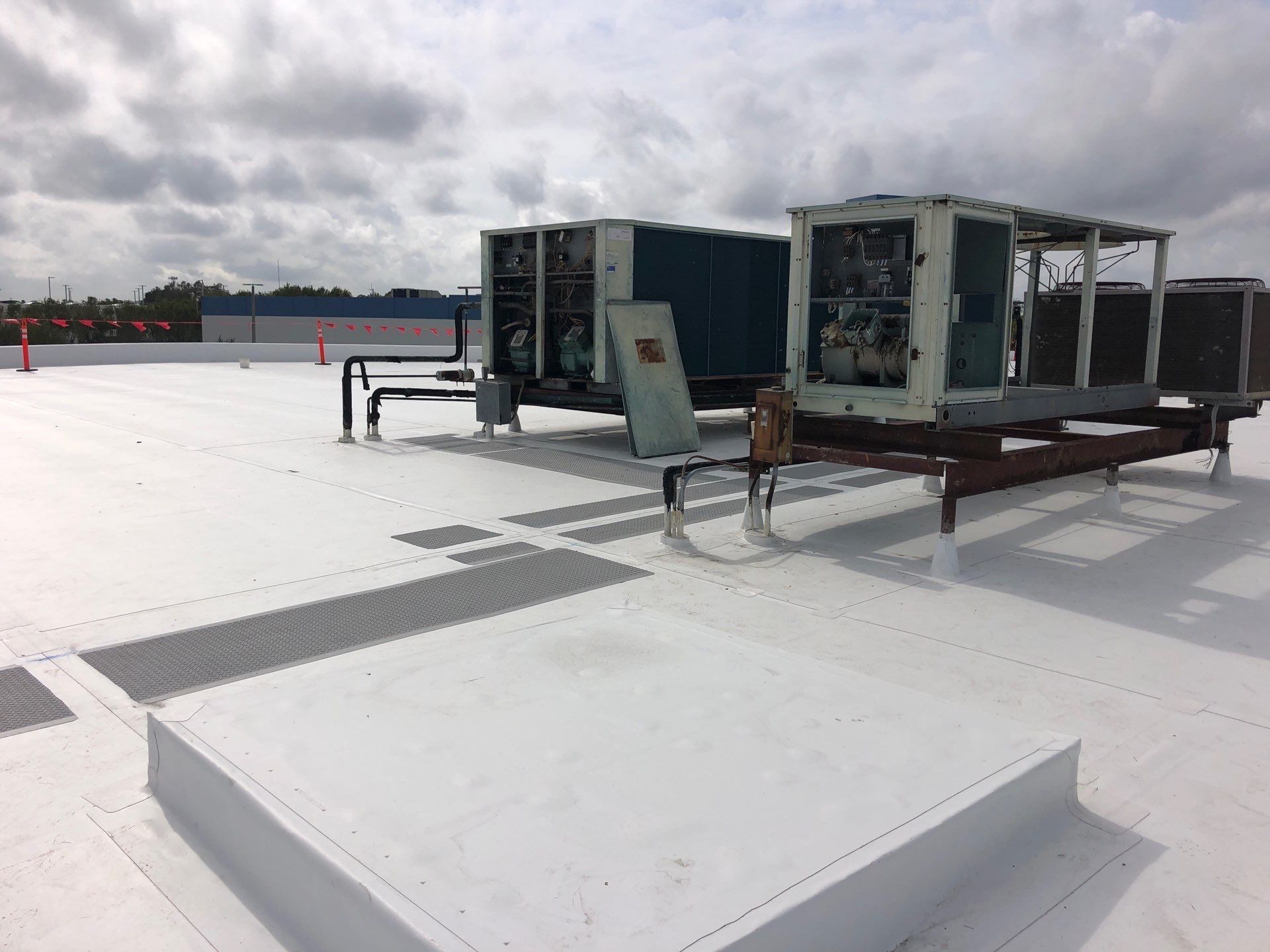 Commercial Re-Roof using GAF TPO by First Due Roofing