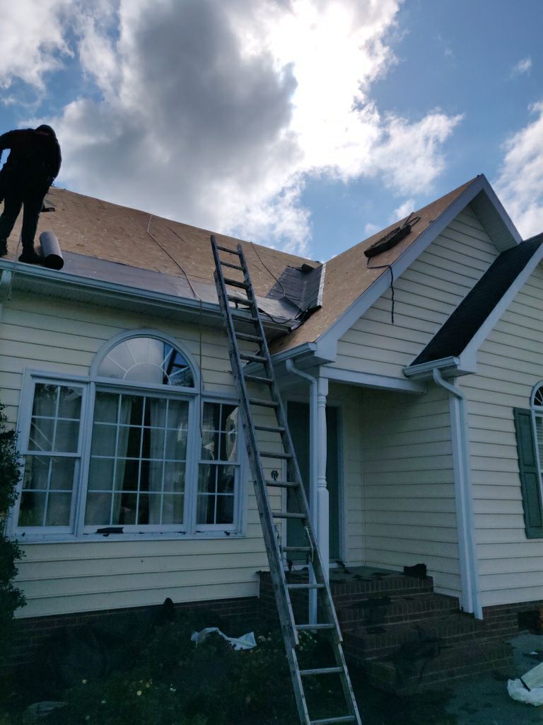 Residential Roofing Installation using Roof Installation by American Roofing NC