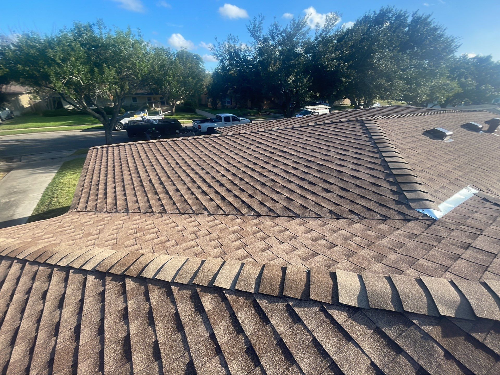 Residential Roofing Installation using GAF HDZ Shakewood by Lighthouse Roofing