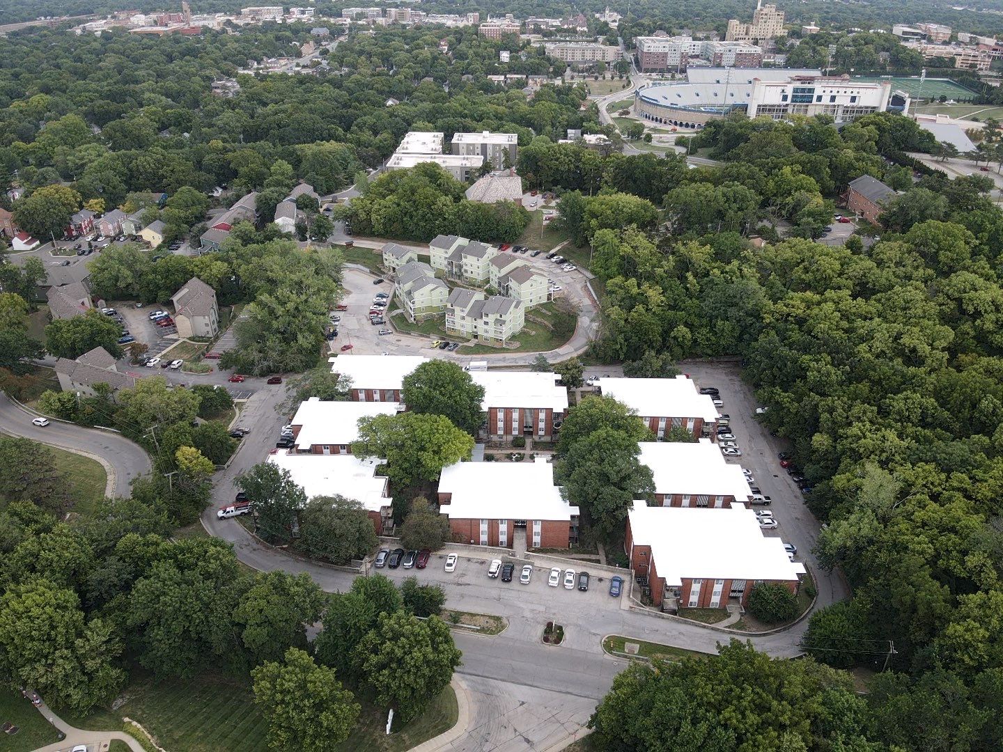 Commercial Flat Roofing System - PVC Membrane & Fluid Applied Coatings  by Titan Commercial & Residential Roofing 