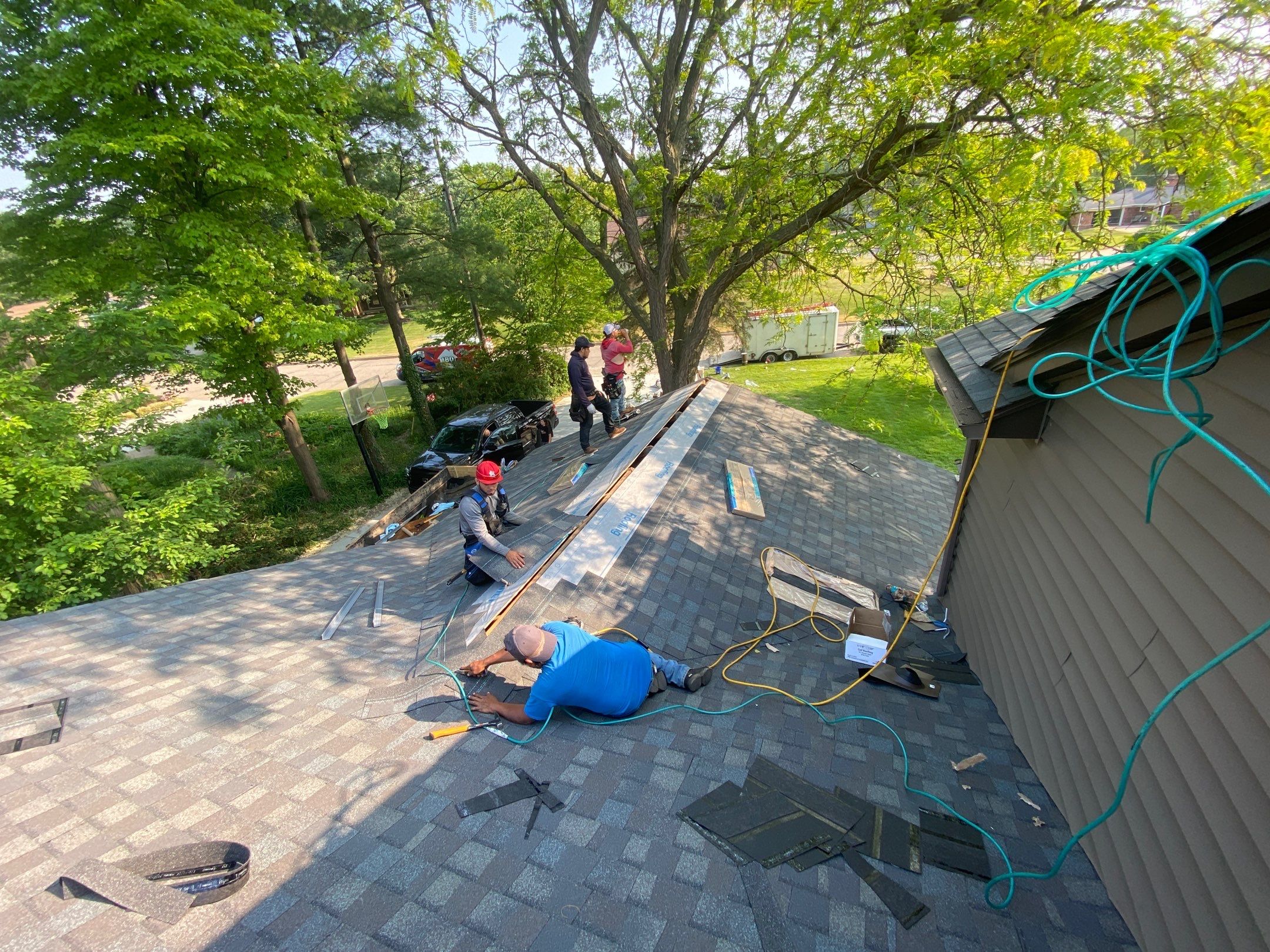 Roof Replacement using CertainTeed Landmark by 180 Contractors
