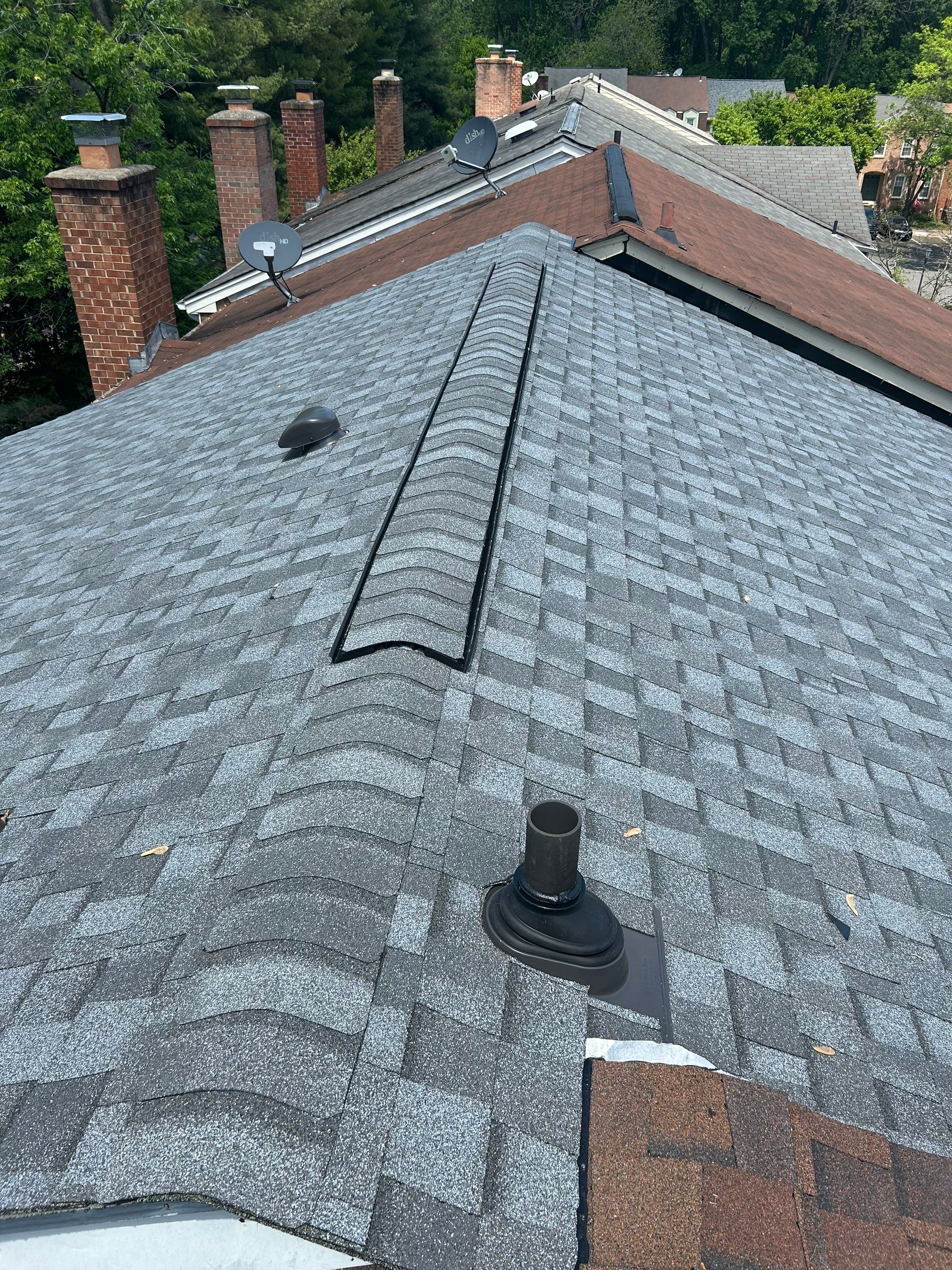 Oakton: CertainTeed Landmark Pro Designer Shingles in Max Def Pewter by RM Banning, Inc.