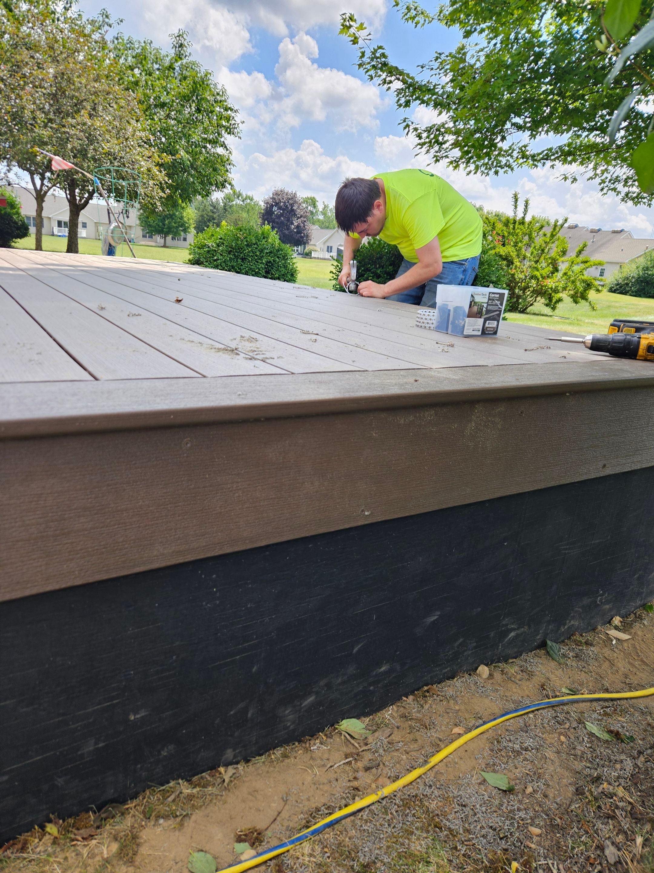 New Deck Build by Clark Builders LLC