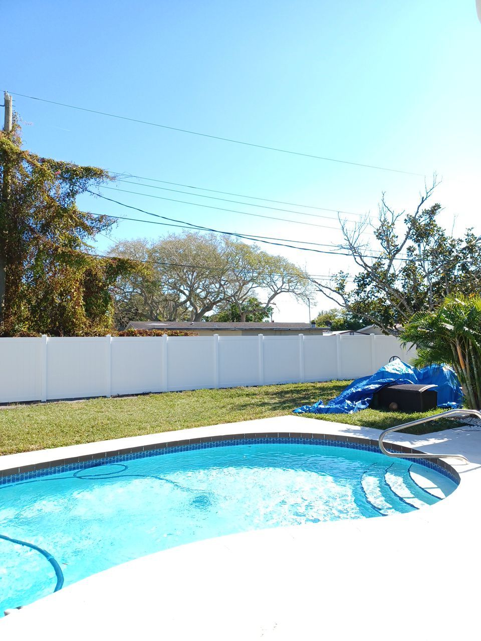 Bradenton, FL 6 ft. Tall White Vinyl Privacy Fence  by Asap fence and gates, LLC