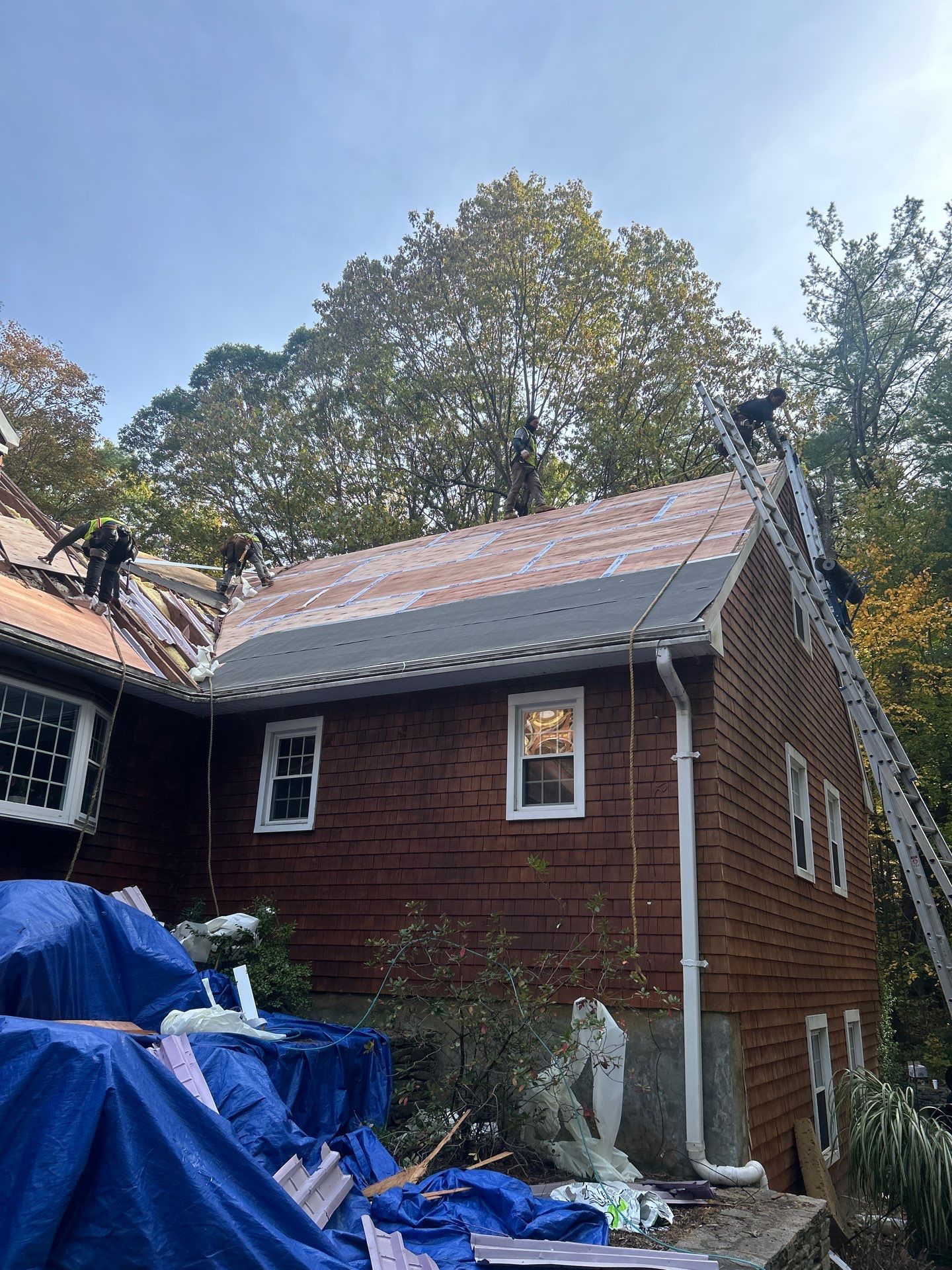 Owens Corning Duration : Chateau Green with Copper Accents in Avon, CT by Golden Shield Roofing