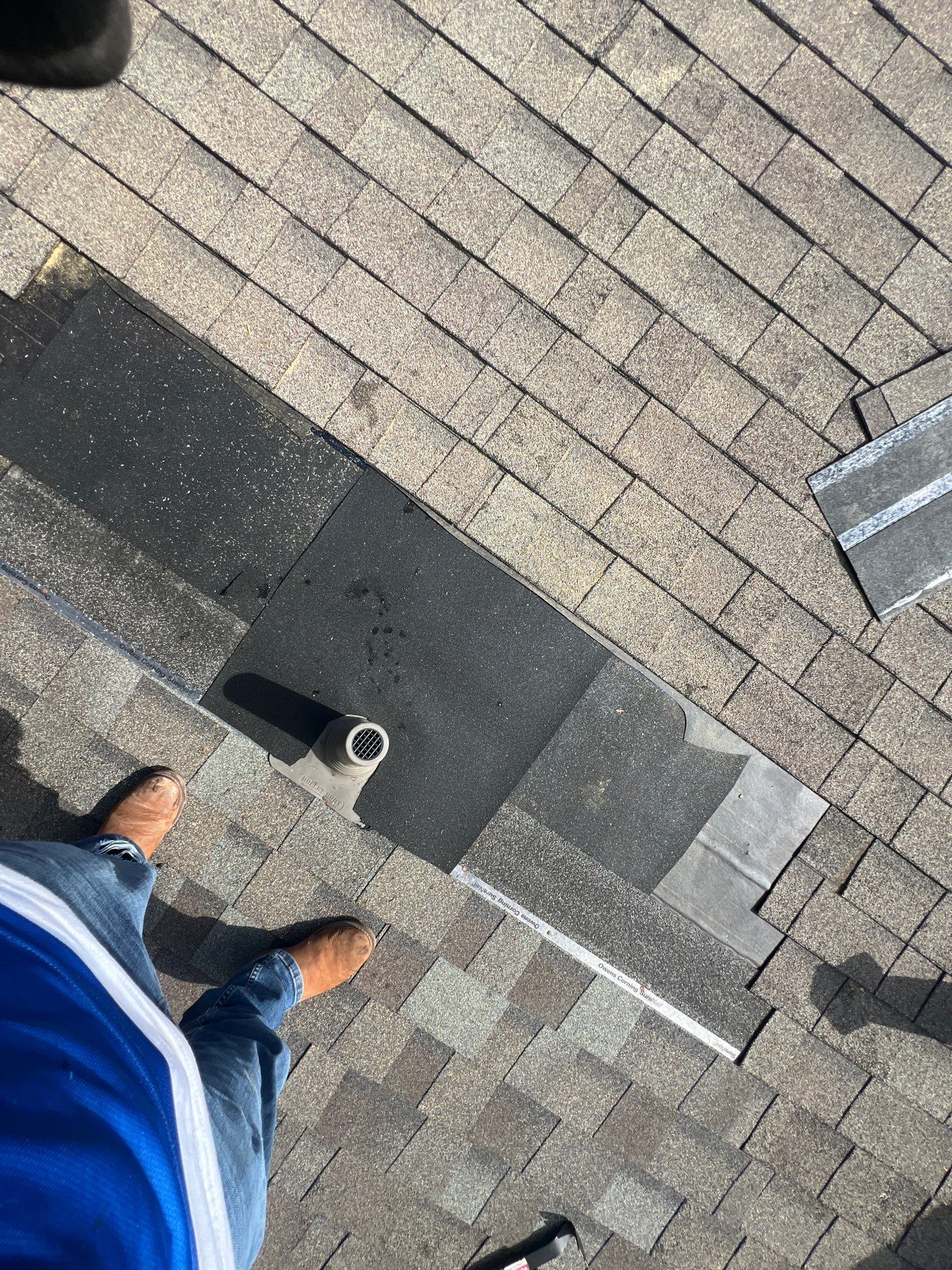 Hail Damage using Owen's Corning Duration (Lifetime) Shingles by Roof Repair Company