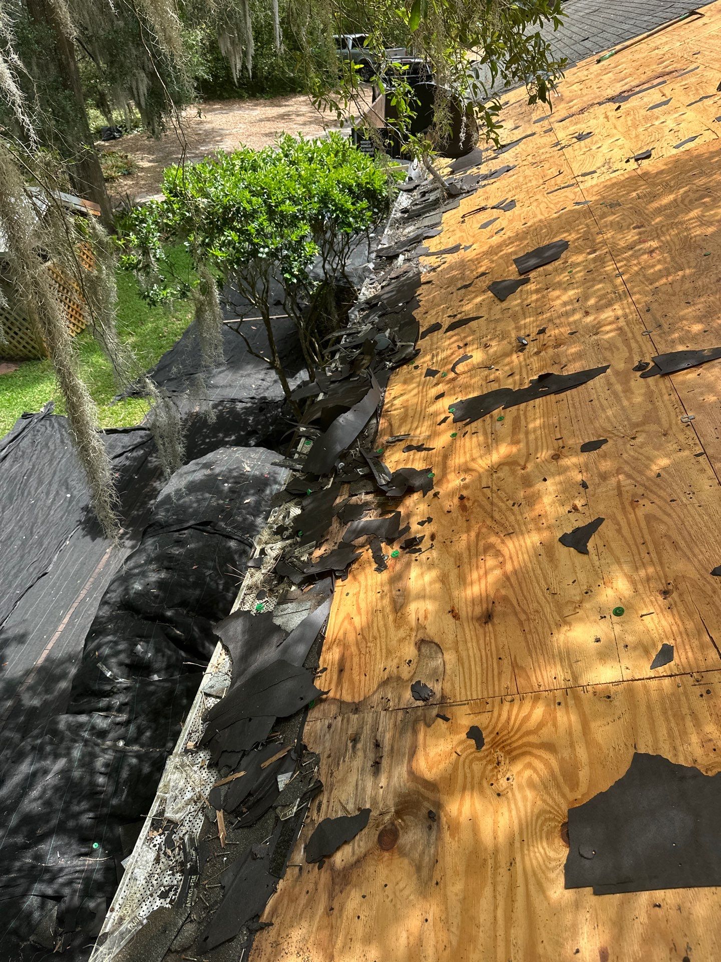 Full Residential Roof Replacement and Decking Repair in DeLand by Gulledge Roofing Inc