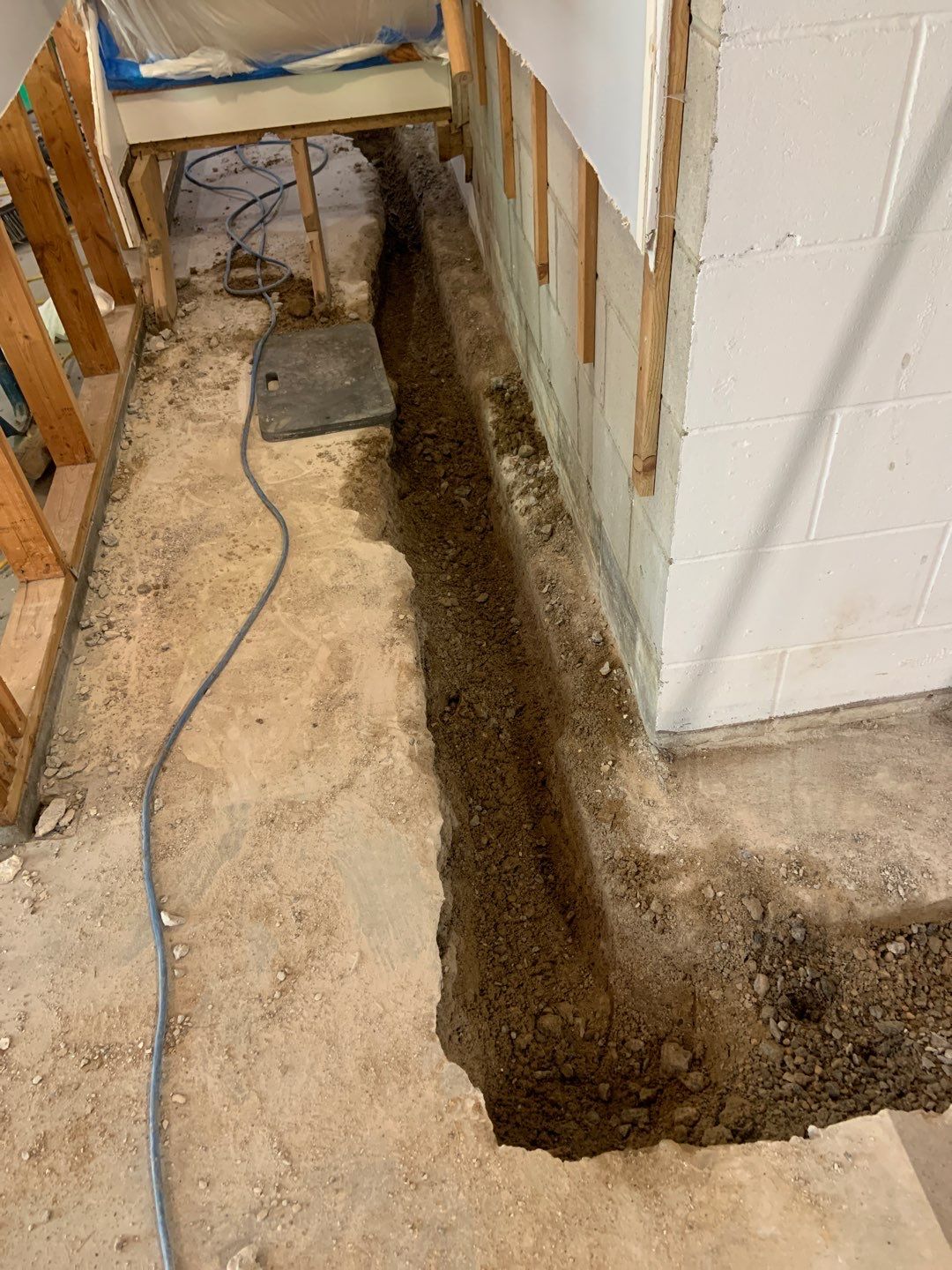 Correcting an Improper Installation for Alan in Chanhassen by Waterproofing Northeast
