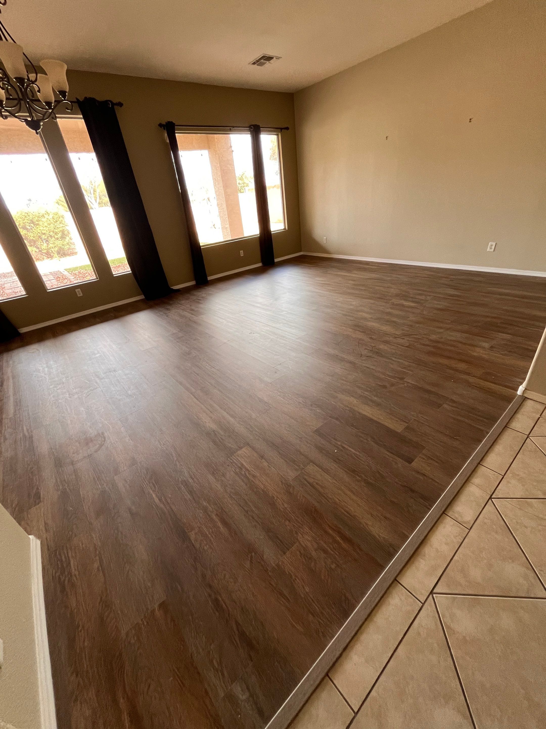 Flooring Installation using Luxury Vinyl Plank by Footprints Floors of Chandler 