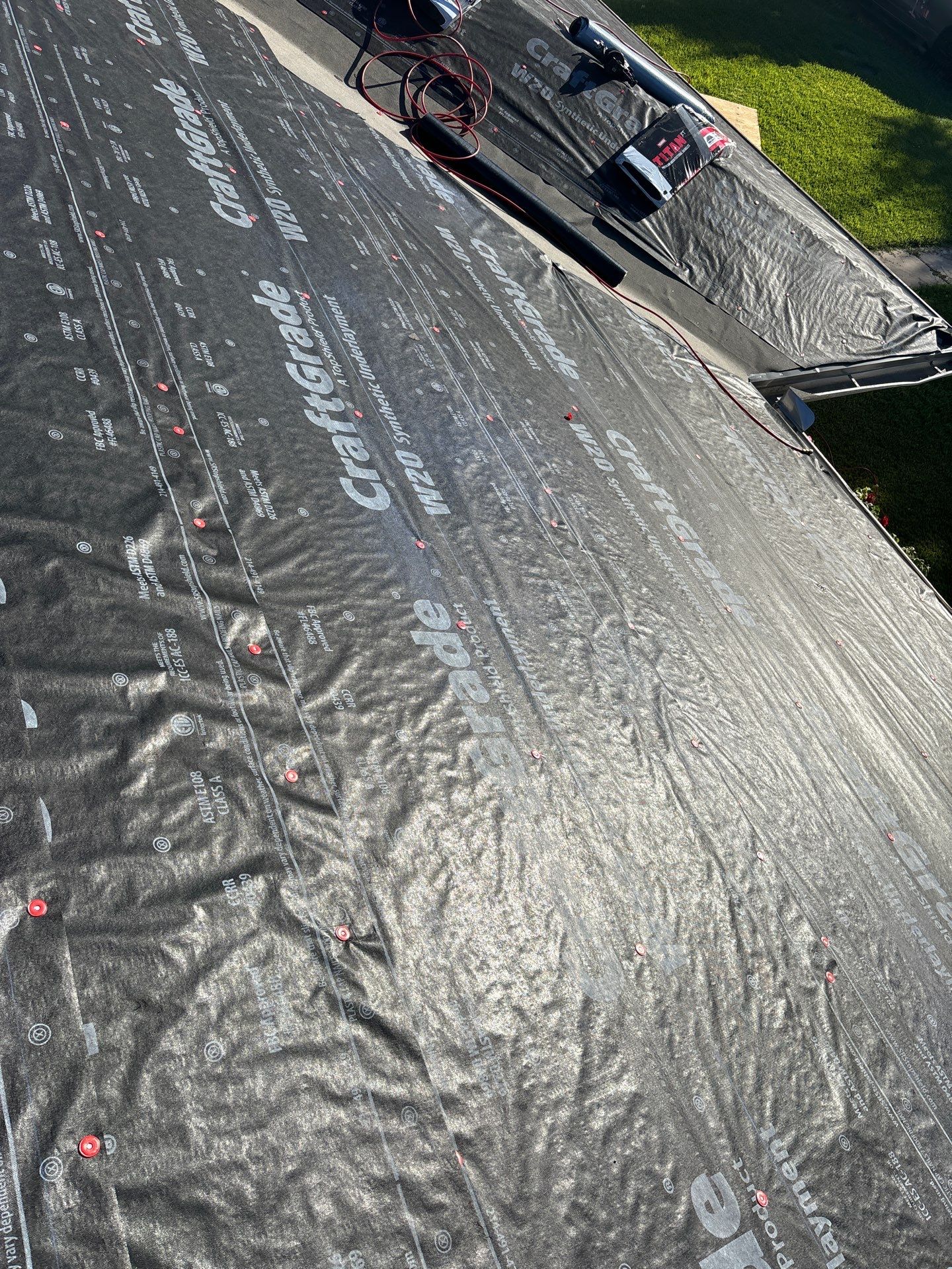 Residential Roofing Installation using Owen's Corning Duration (Lifetime) Shingles by Roof Repair Company