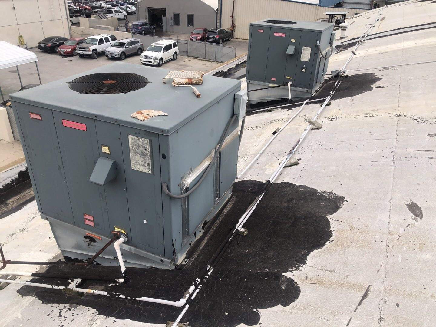 Spray foam and coatings using Conklin Benchmark/PUMA XL coatings and spray foam by Straight Edge Roofing Inc