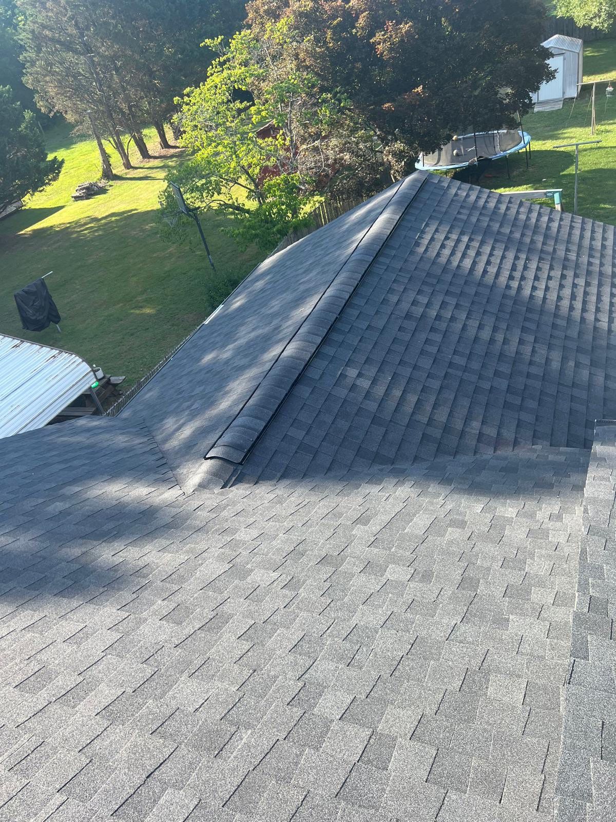 Roof replacement by hail damage by Just Brilliant Restoration JBR