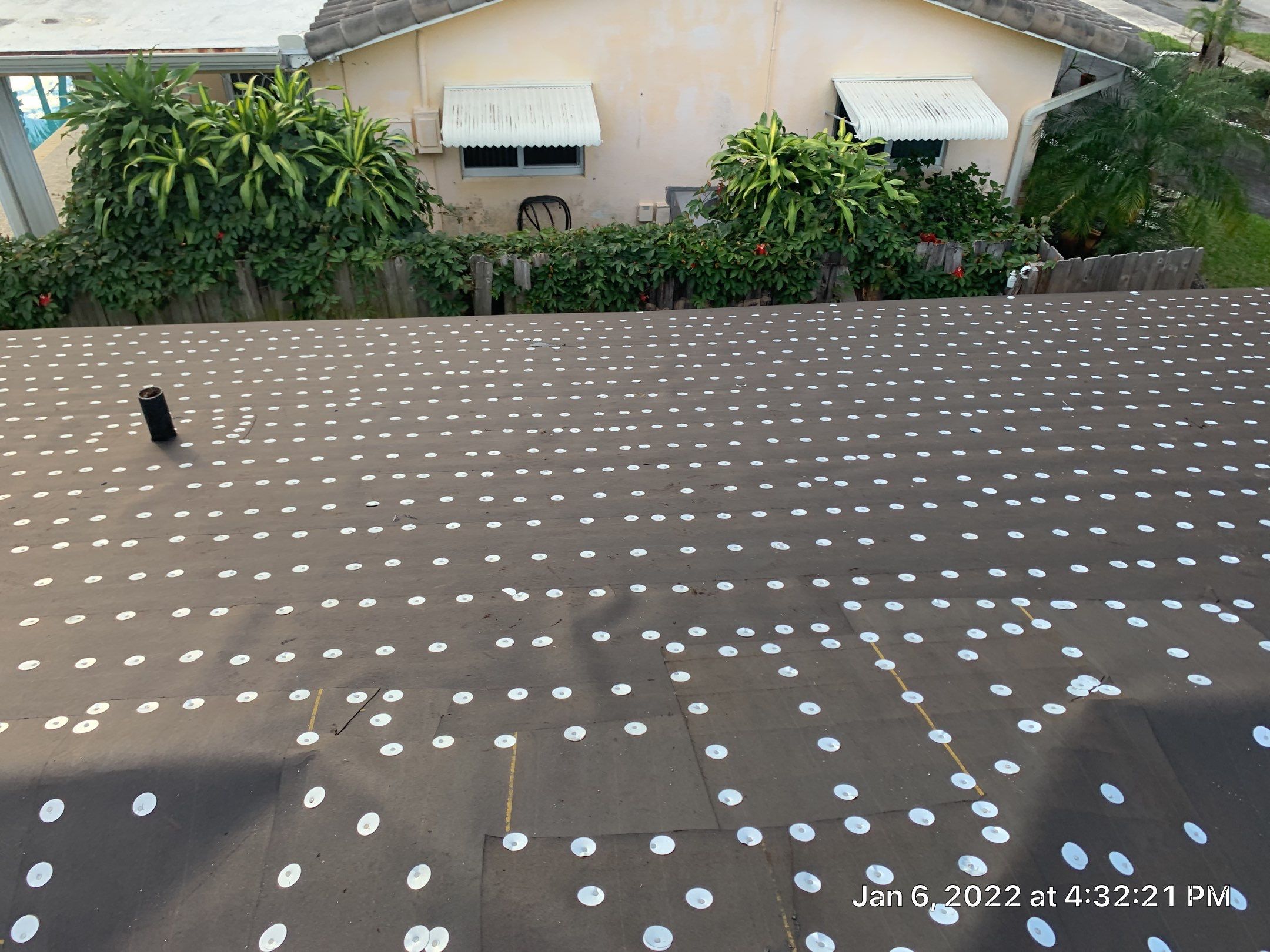 Residential Roofing Installation using 1" Nail strip metal roof by BLUES BROTHERS ROOFING