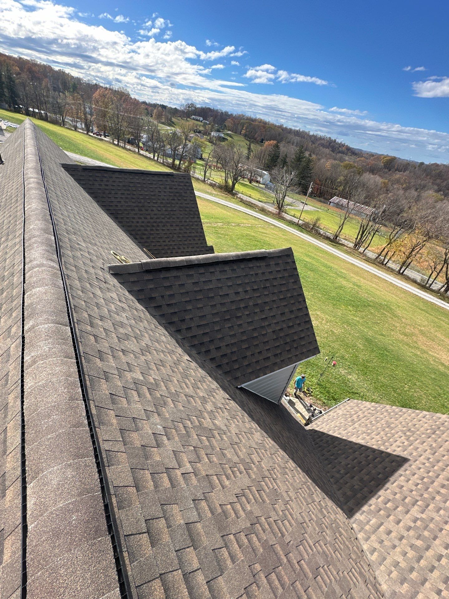 Residential Roofing Installation using GAF Timberline HDZ Barkwood by Rainstoppers Roofing