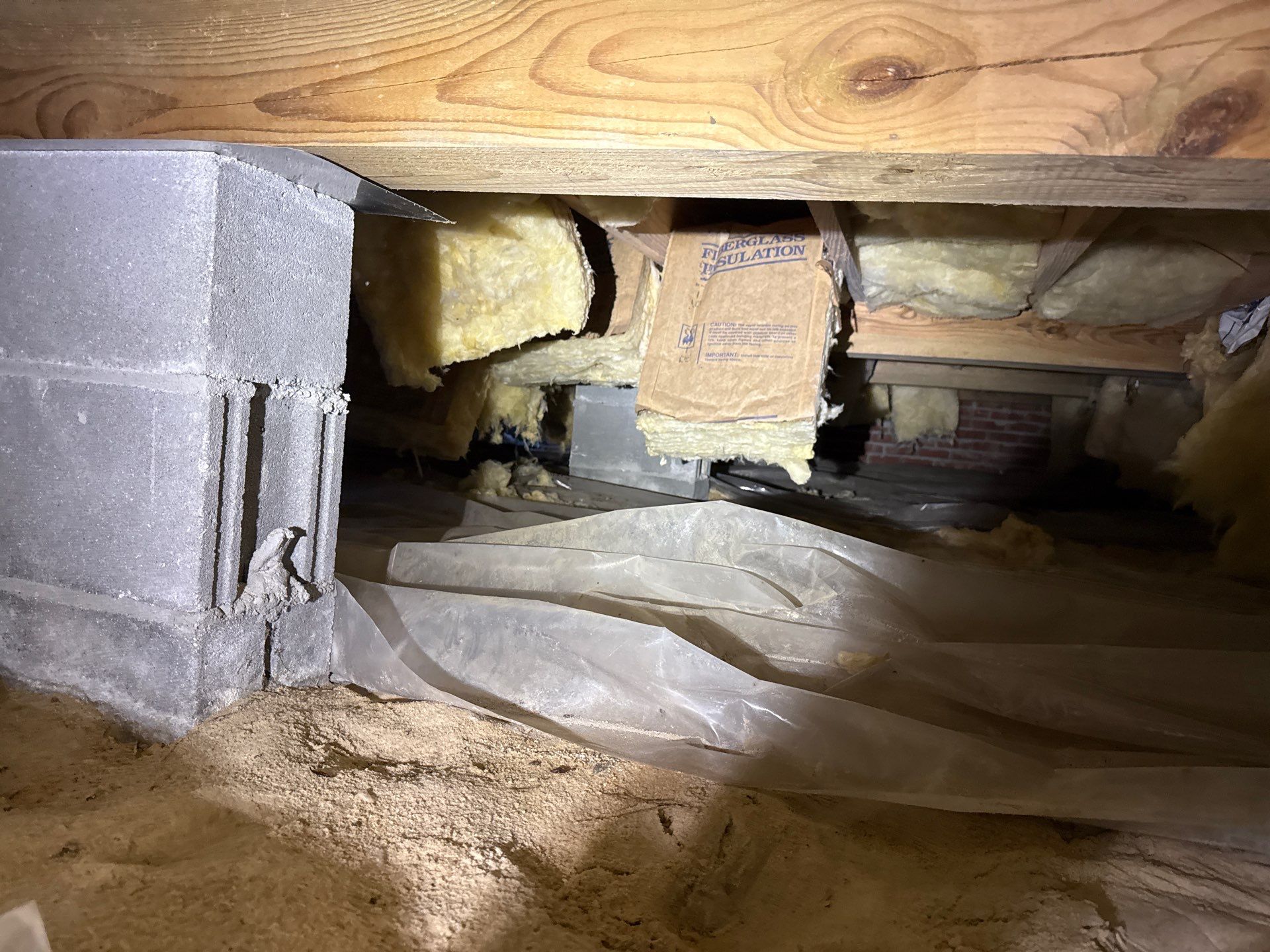 Project in Portsmouth by Patriot Crawl Space Repairs