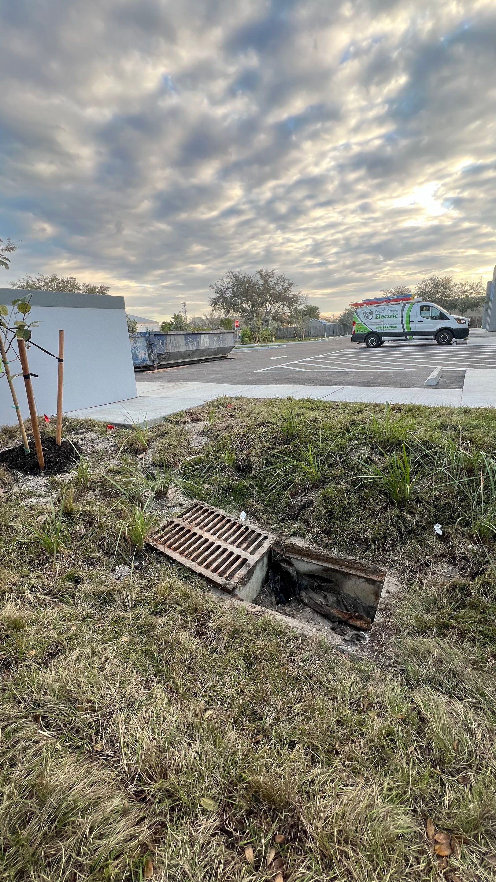 New Commercial Construction Stormwater System Cleaning by APS Power & Water