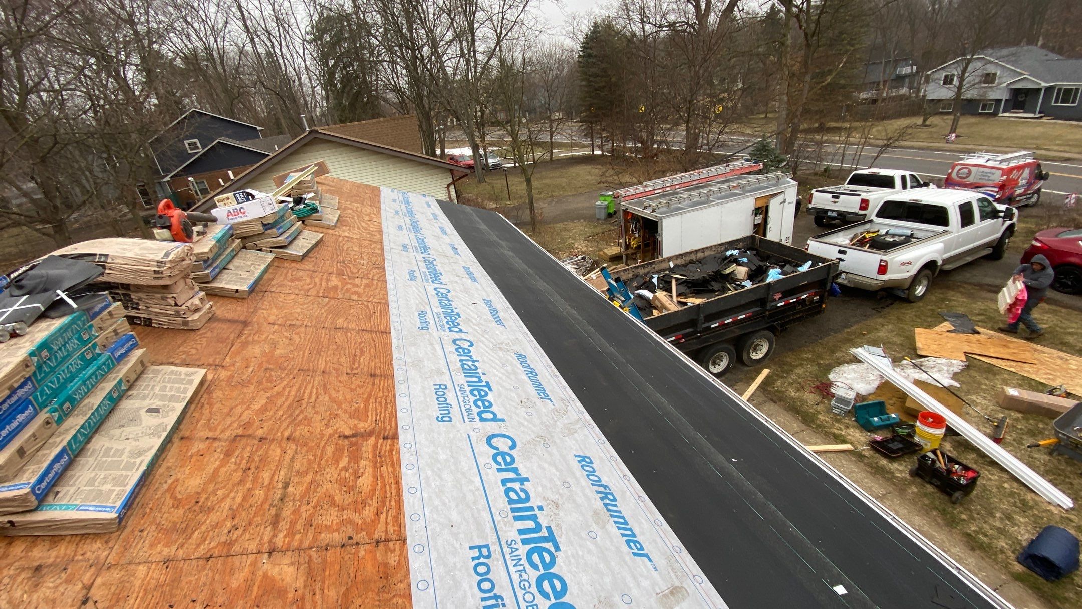 Roof Replacement using CertainTeed Landmark by 180 Contractors