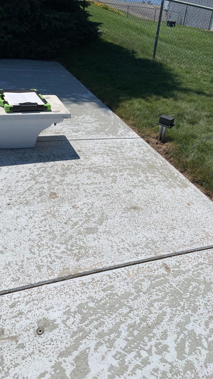 Pool Deck Transformation using Slate Stone by Croc Coatings, LLC