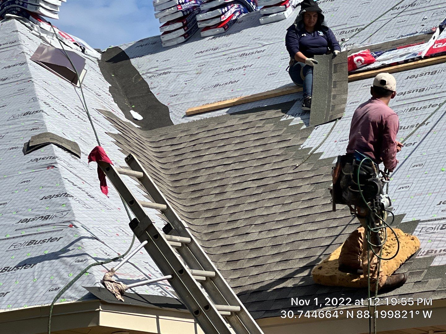 Residential Roofing Installation using Roof Replacement by American Roofing & Construction LLC