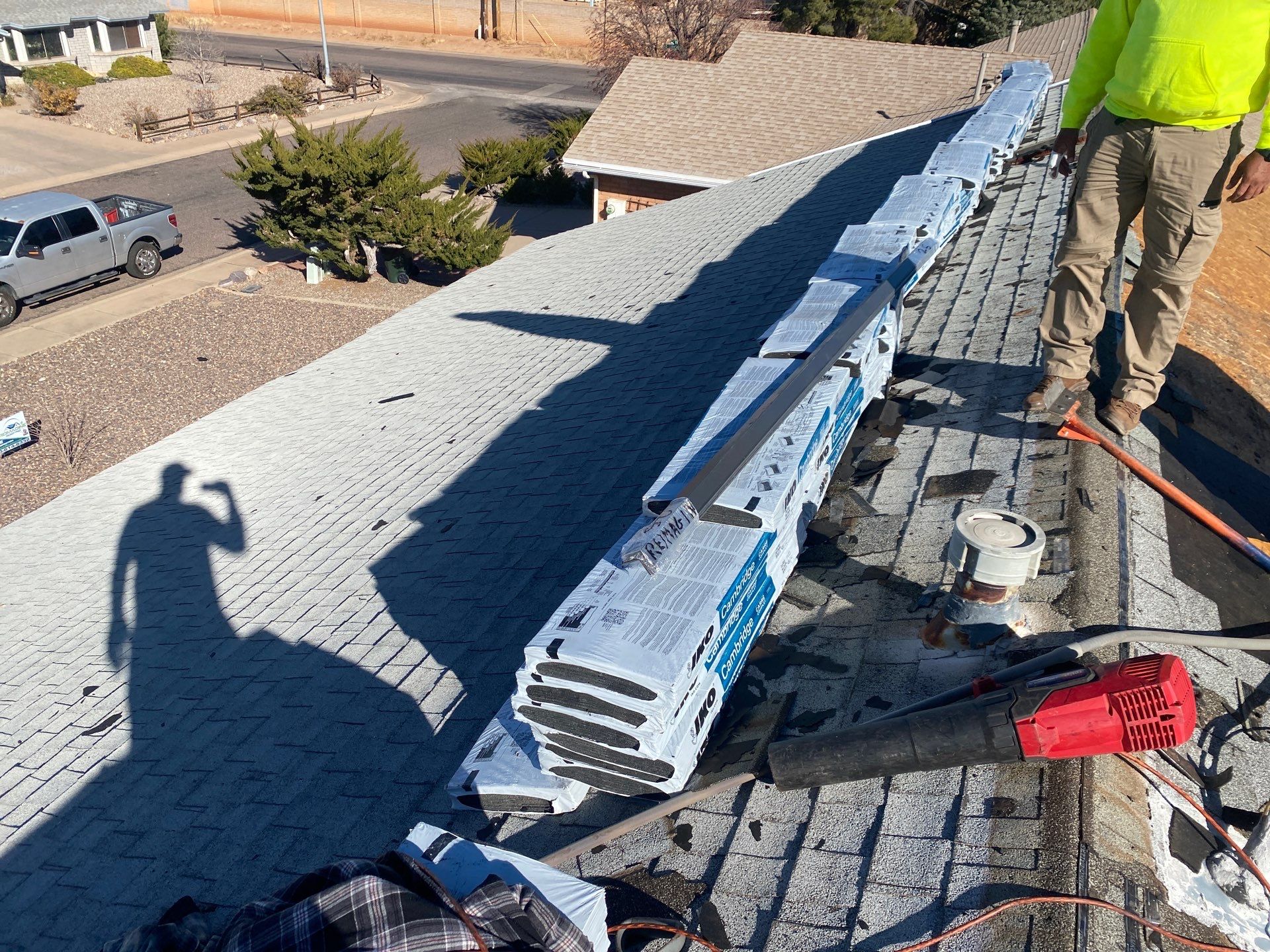 Onyx Black Shingles by Reimagine Roofing