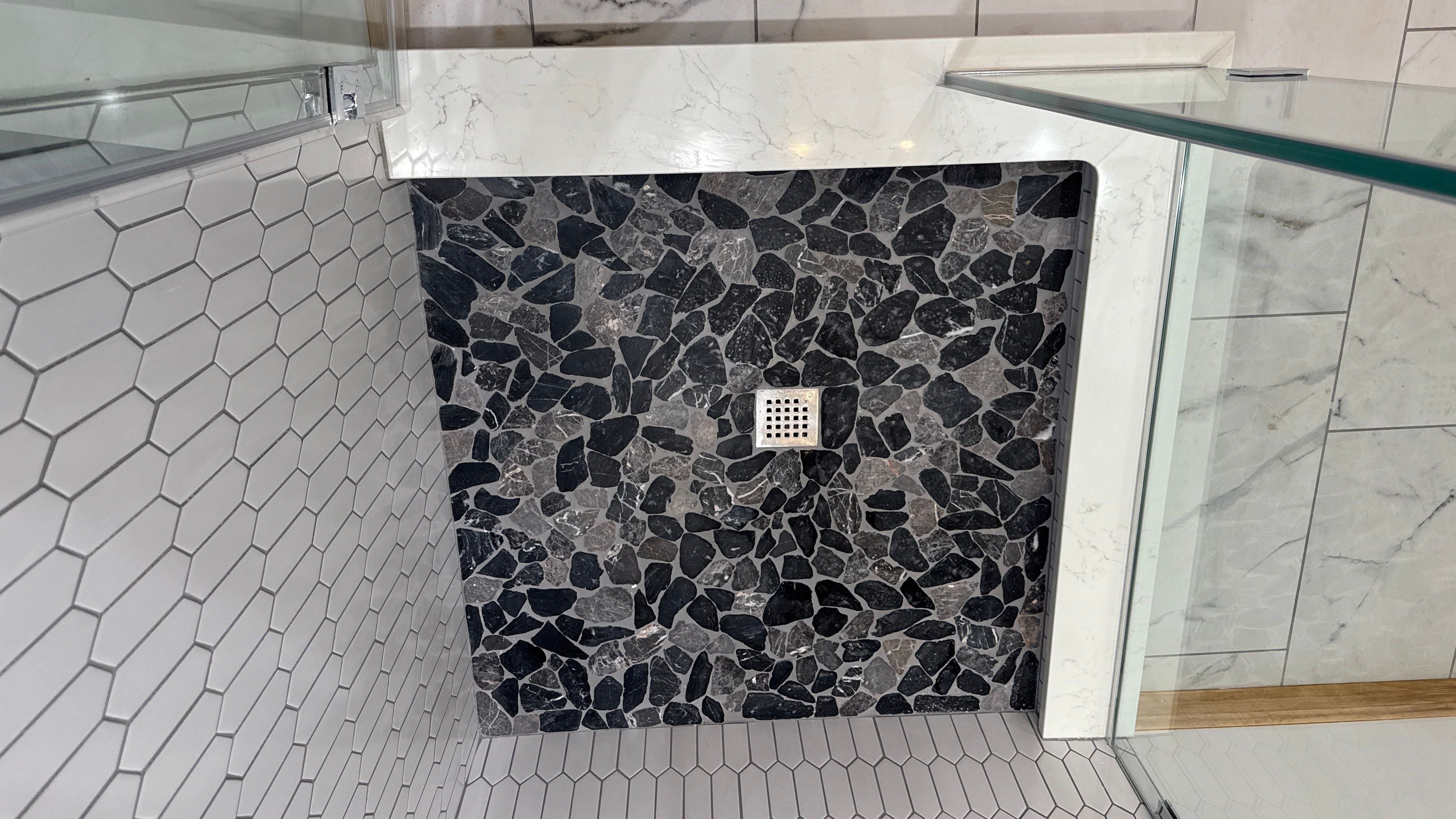 Shalom Bathroom Remodel by Integrity Tile and Home LLC