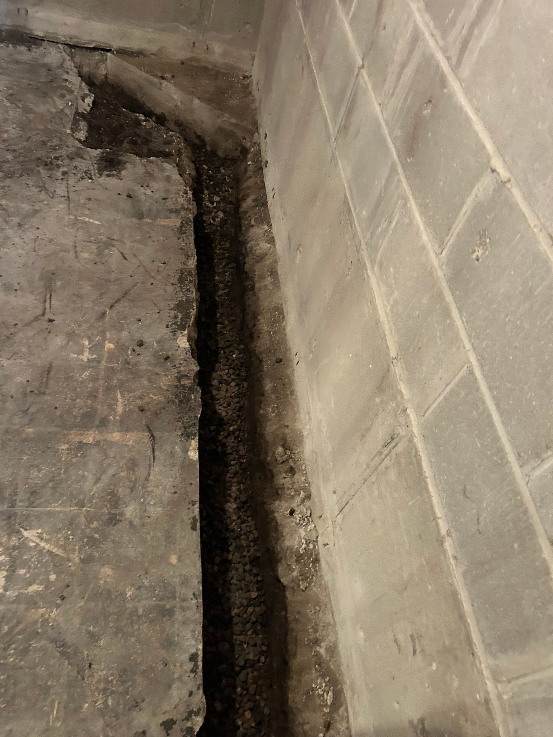 Drain tile for a General Contractor Partner by Waterproofing Northeast