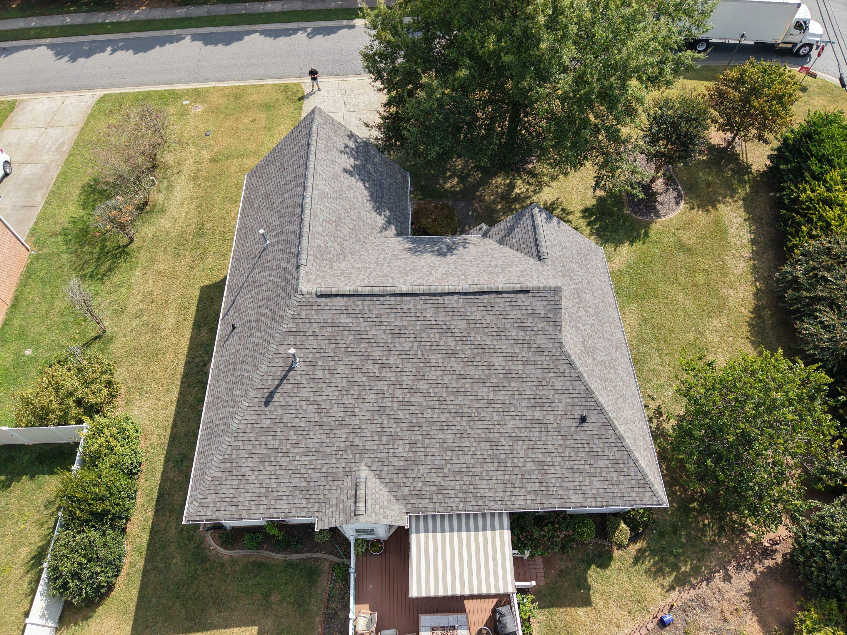 Residential Roof Replacement using CERTAINTEED LANDMARK AR WEATHERWOOD, captured on Sep 18, 2025 with CompanyCam.