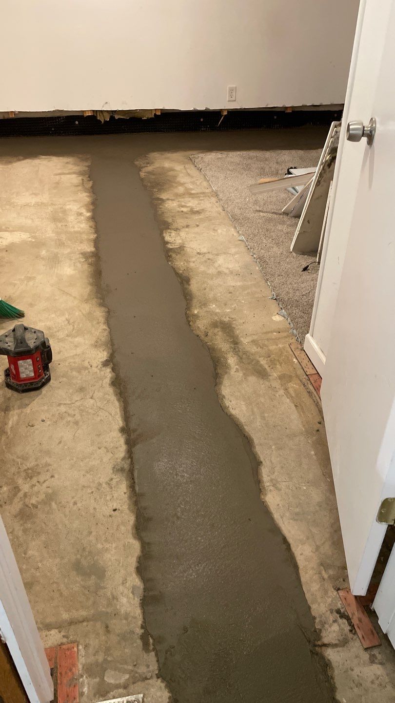 Drain tile & a sump pump for Ruth by Waterproofing Northeast