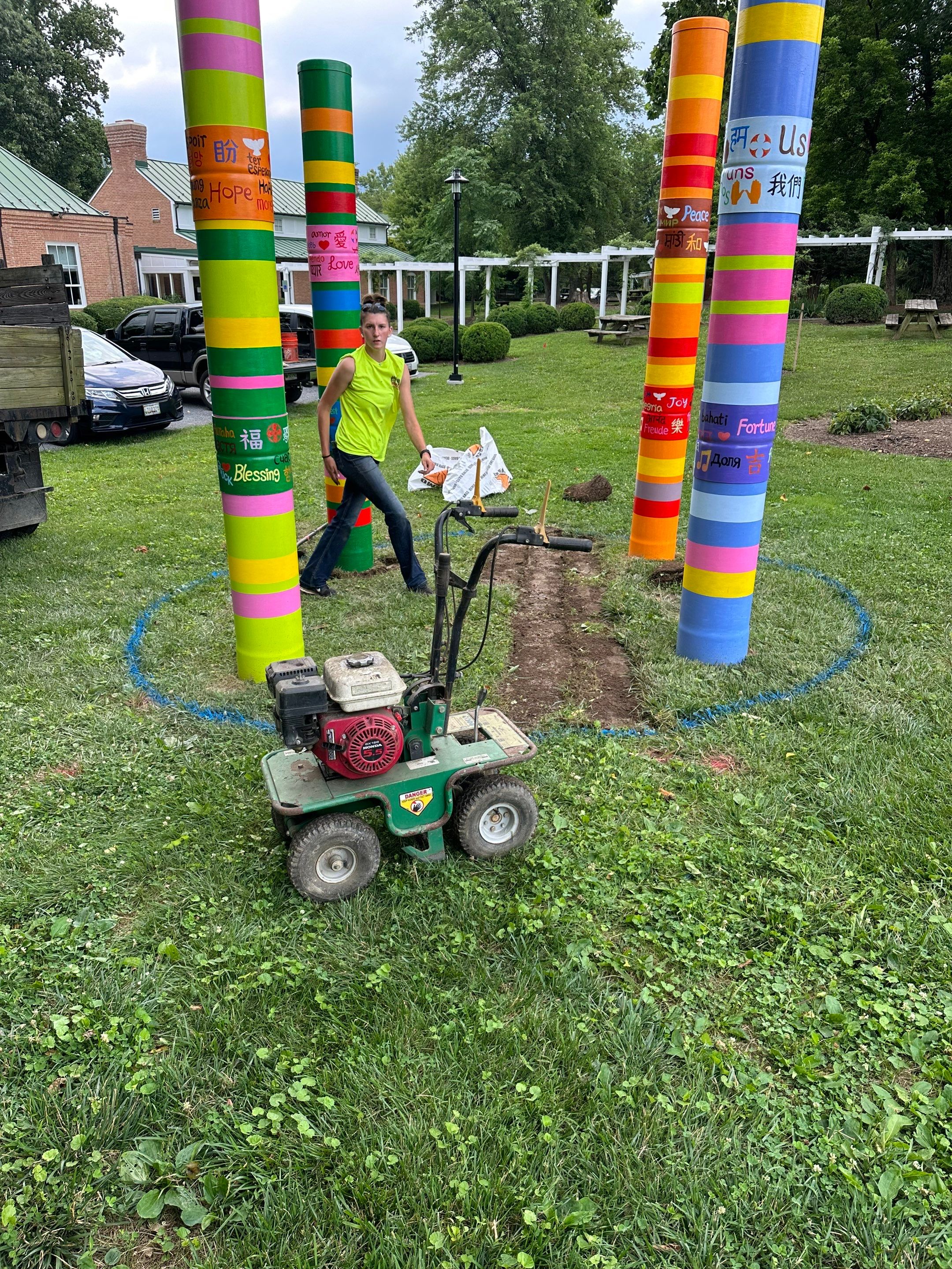Indoor & Outdoor Art Installation by The Smet Companies, LLC