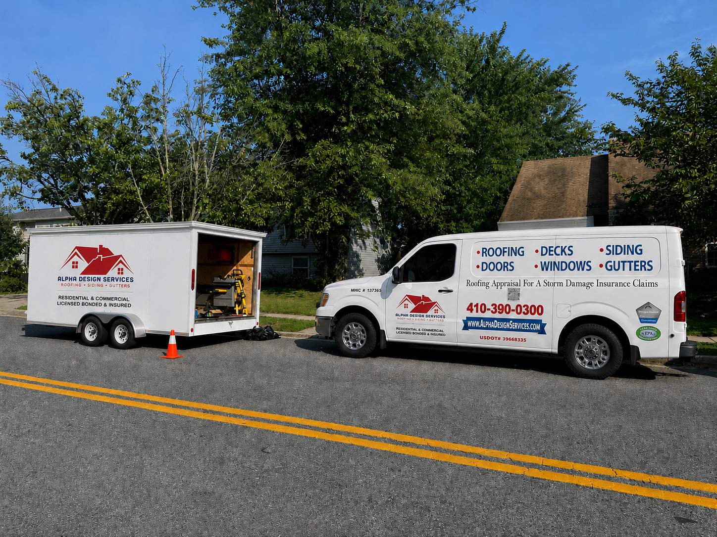 Install new siding  by Alpha Design Services