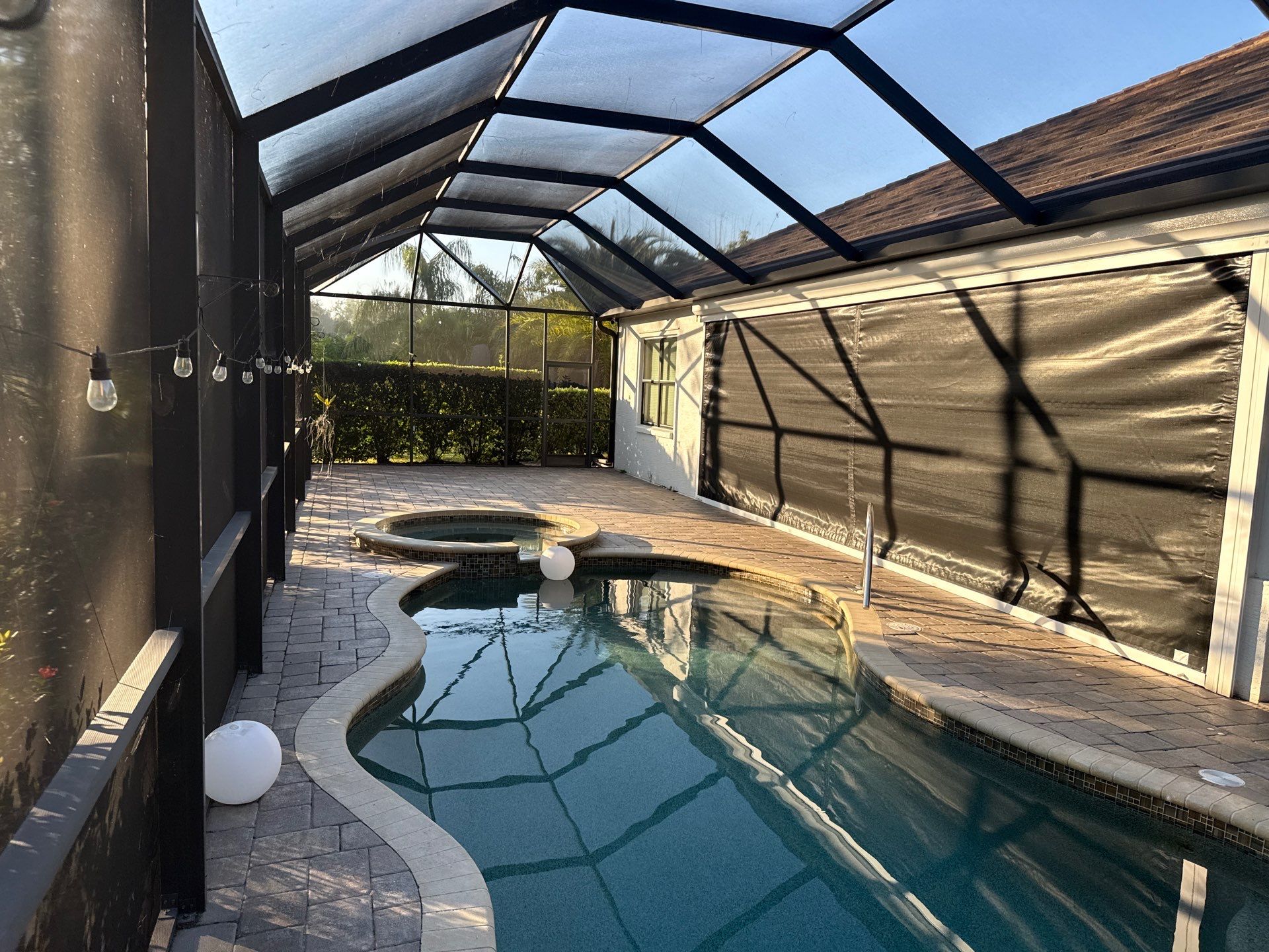 Flat Tile Roof, Paver Pool Deck & Driveway Cleaning | Cove at Twin Rivers, Parrish FL by Sunshine AquaWash