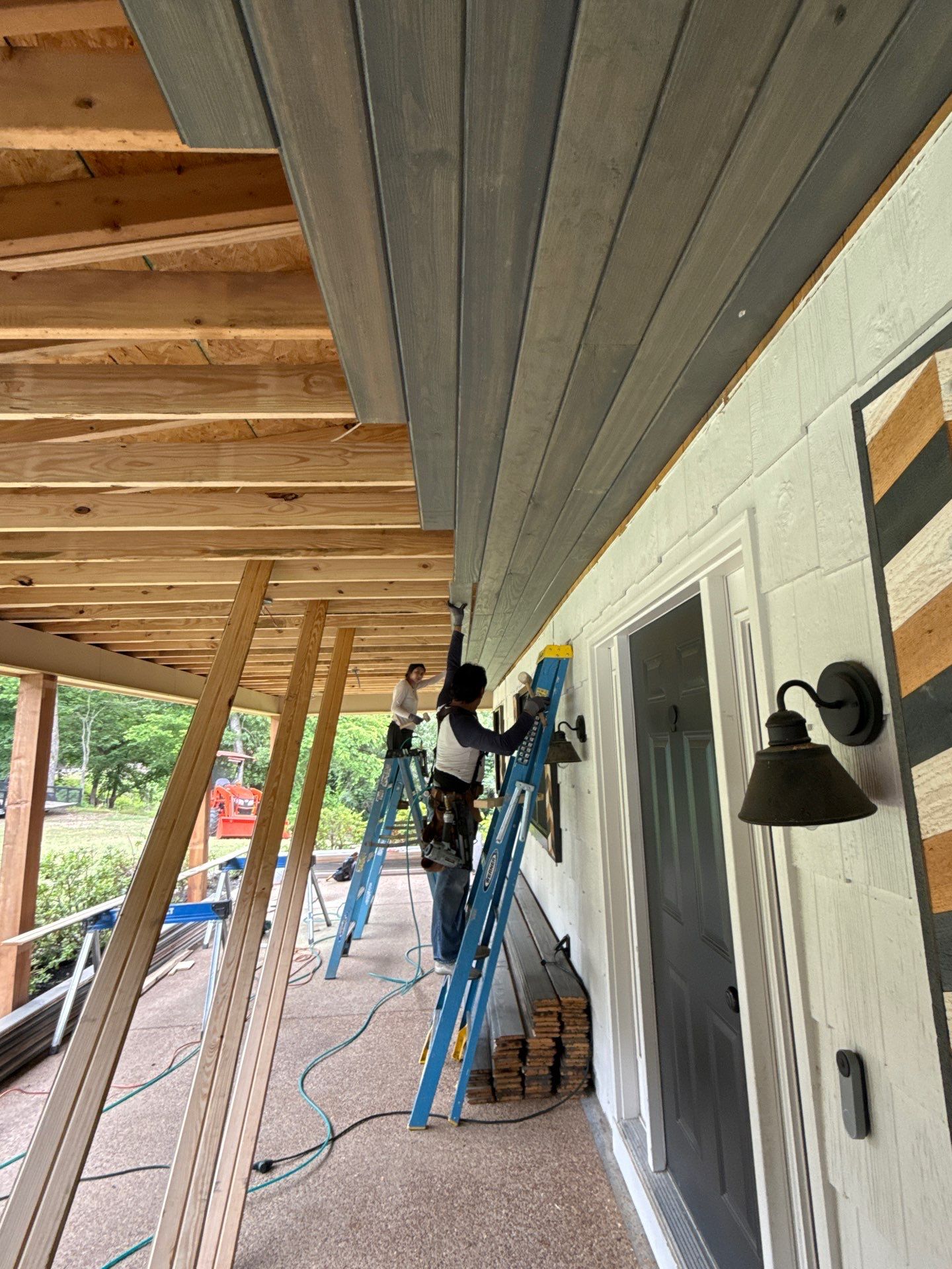 Structural Roof Restoration and Porch Repair in Hernando MS by Revival Roofing Services