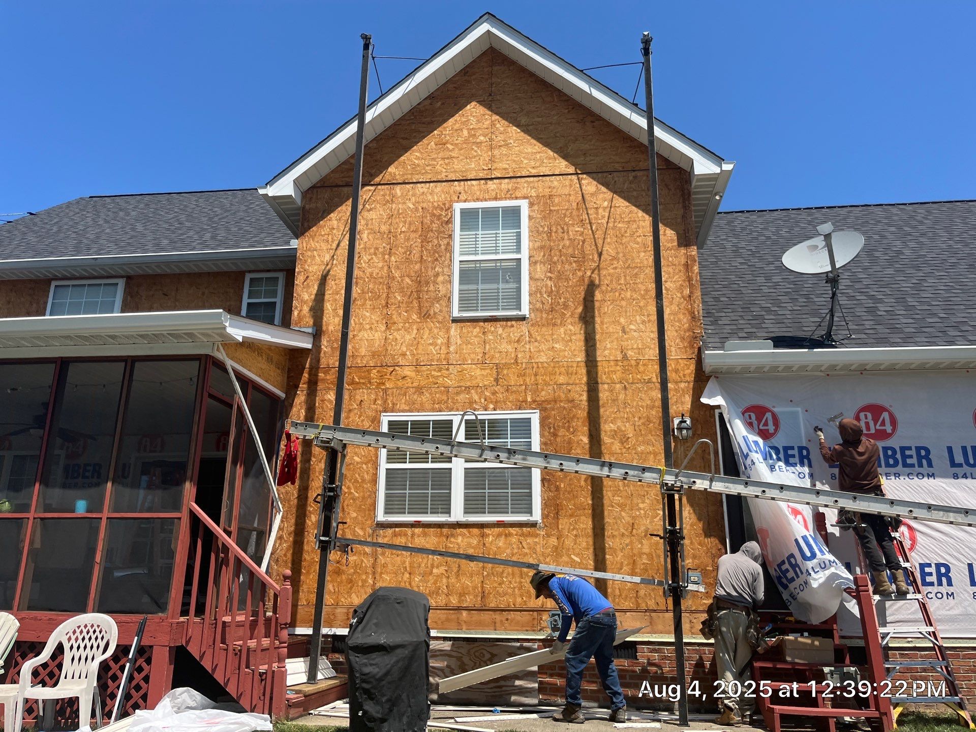 Siding Installation using Provia Siding by Fahey Roofing + Contracting