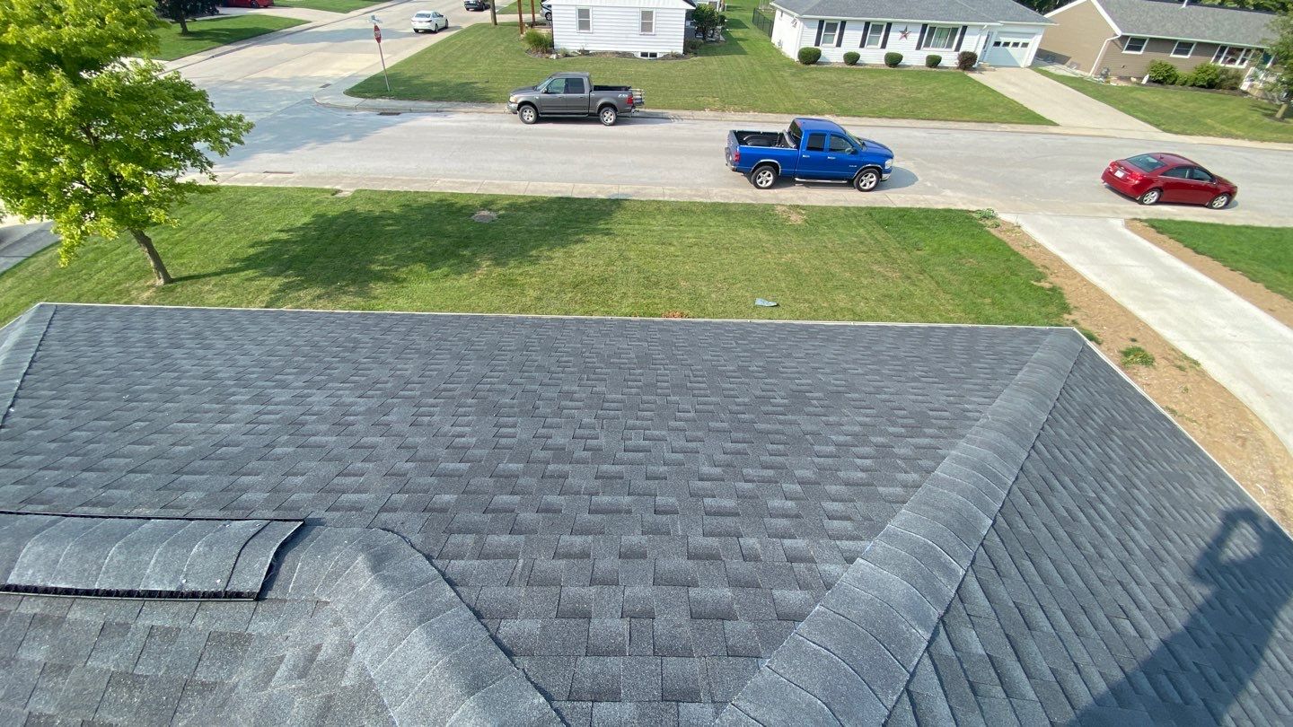 Residential Roofing Installation using GAF Timberline HDZ Charcoal by Nitro Roofing and Construction