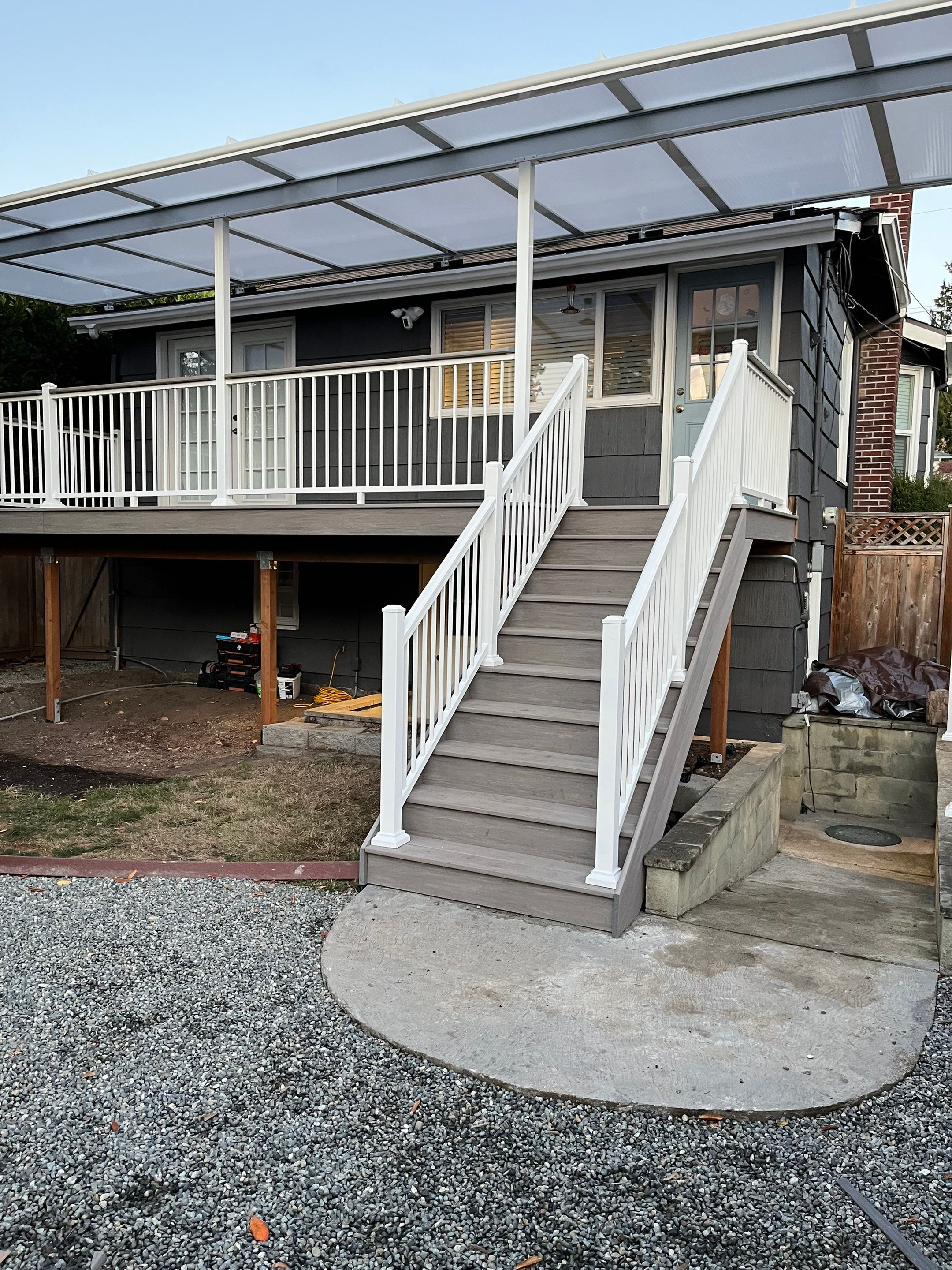 Azek Coastline Deck by Alki deck builders 
