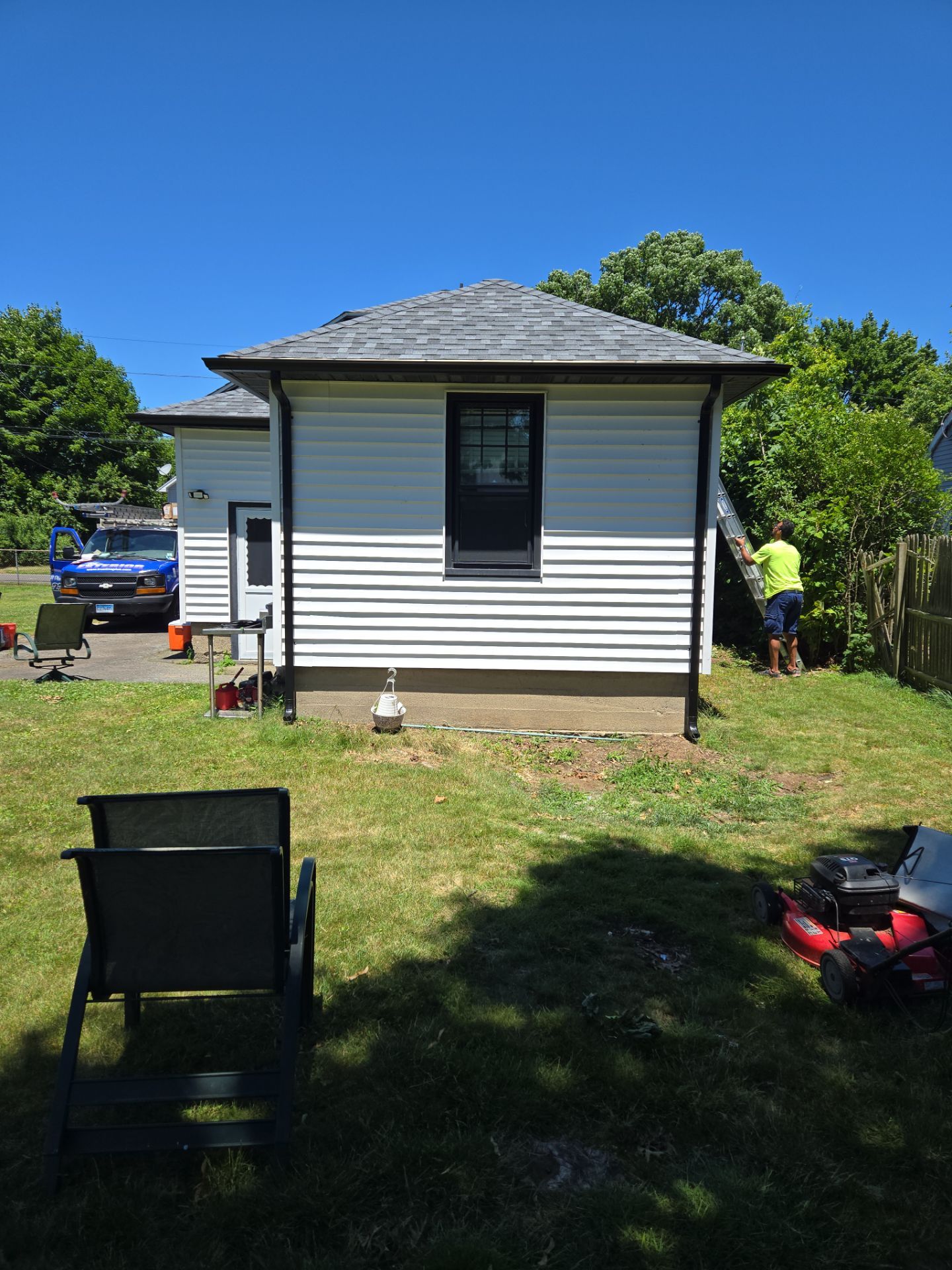 Residential Roofing Installation using Owens Corning TruDefinition Duration AR - Slatestone Gray by A Plus Exterior
