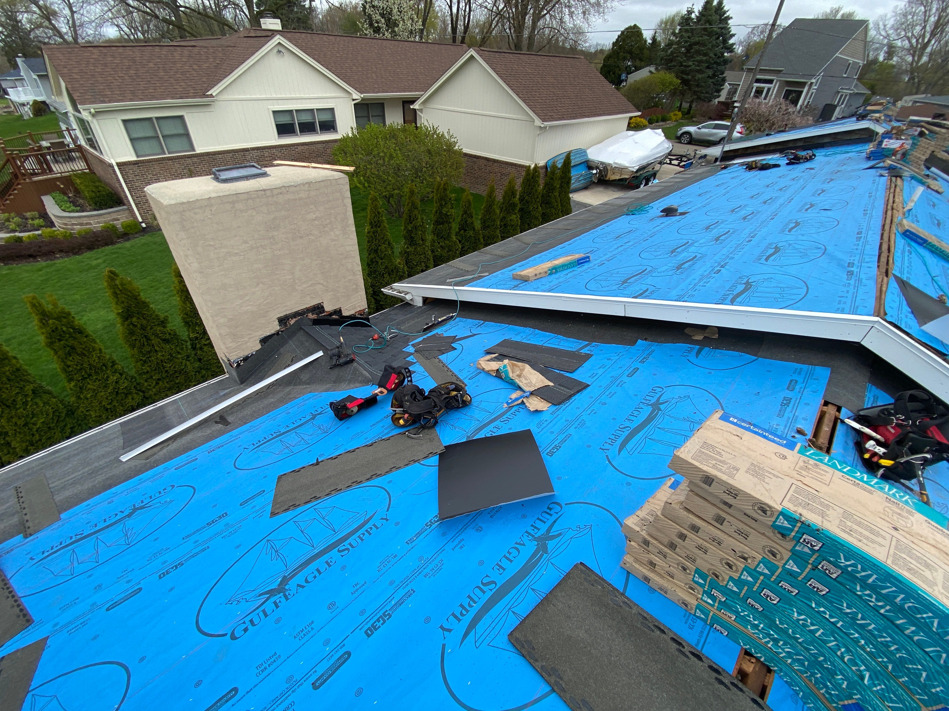 Roof Replacement using CertainTeed Landmark by 180 Contractors