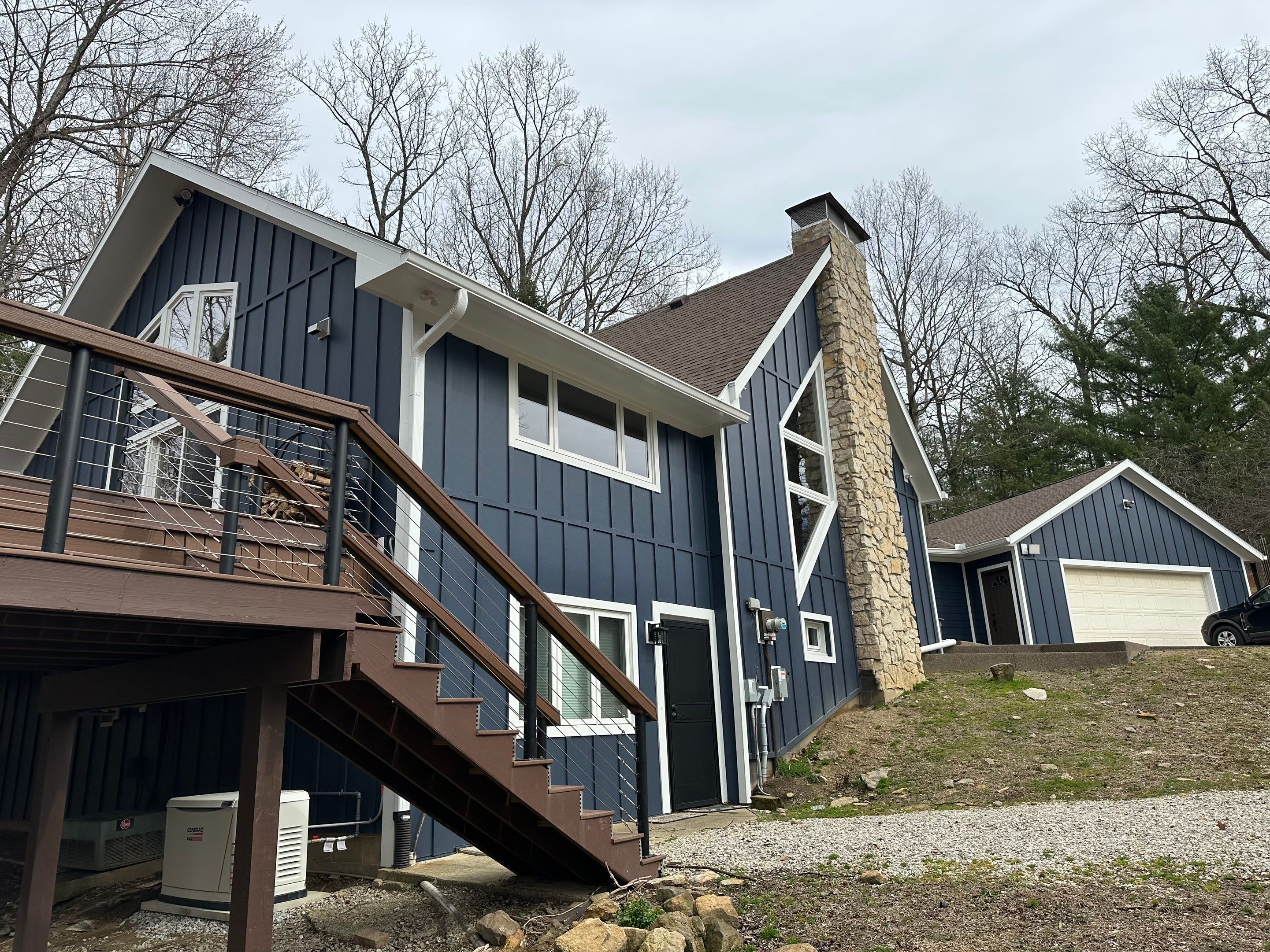 Siding Installation using James Hardie Board & Batten Siding by Best Roofing & Siding Company