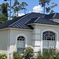 24ga 1.5" Snap-Lock Matte Black   by Total Roofing System The Metal Roof Experts
