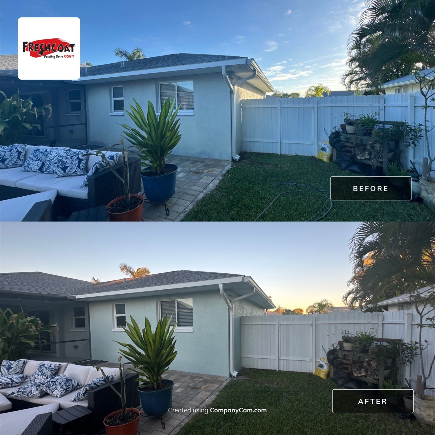 Residential Exterior Painting by Fresh Coat Painters North Fort Myers & Punta Gorda