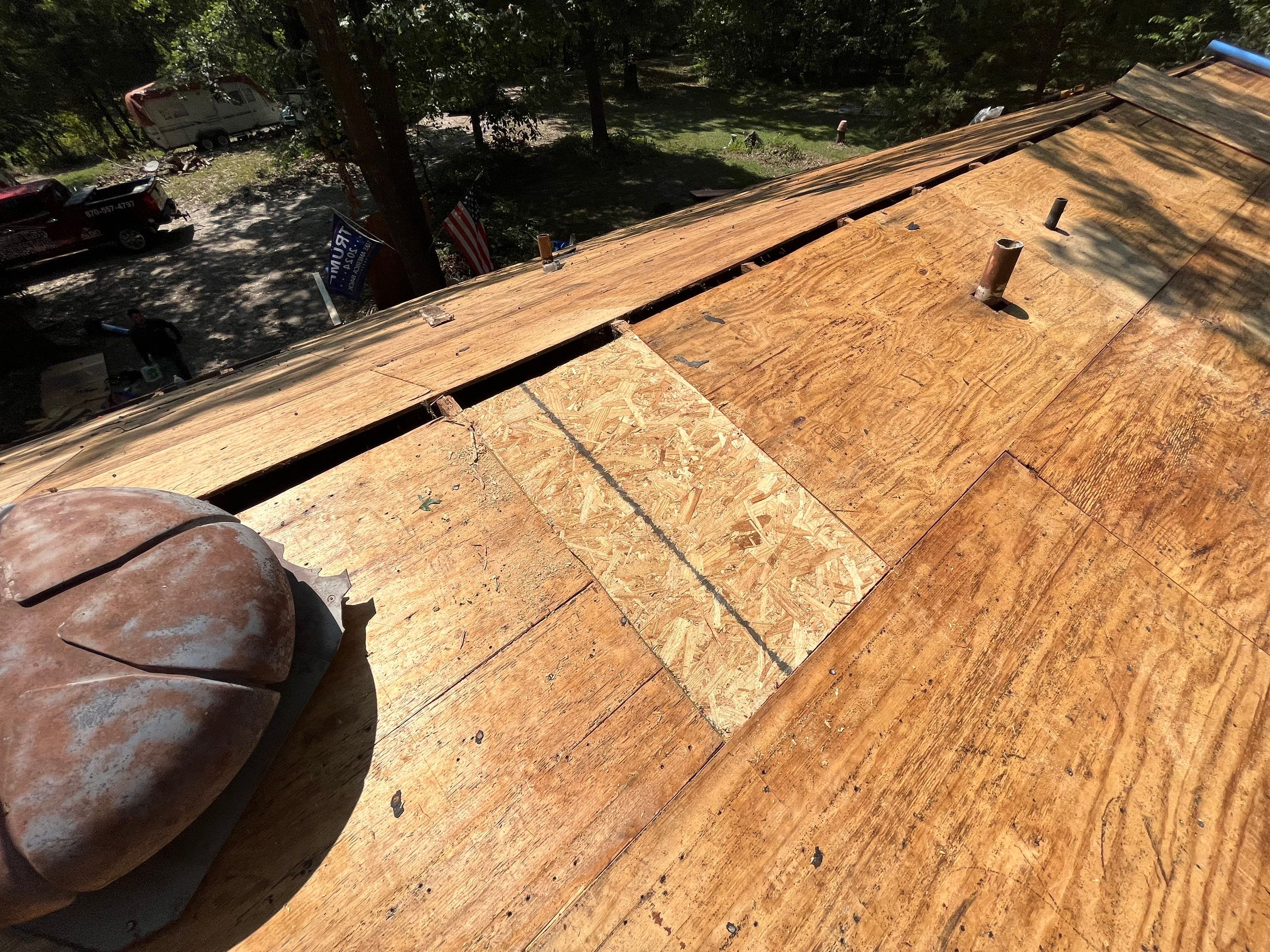 Residential Metal Roof Replacement using Reed's Metals: 29 GA. Colored Residential Panel by Hostetler Roofing