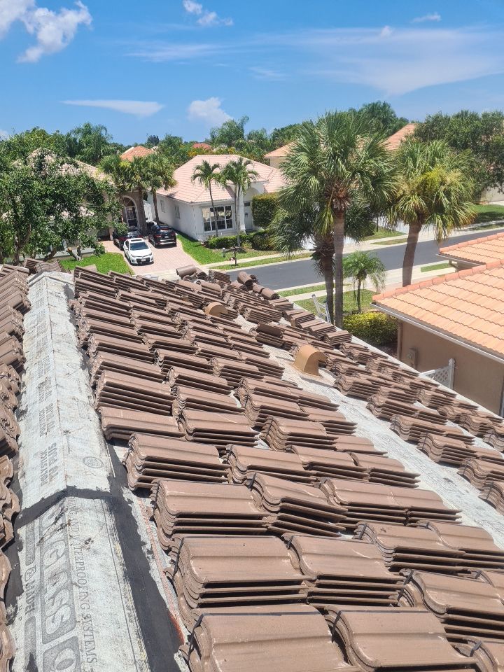 Residential Roofing Installation using Eagle Roofing Tile by BLUES BROTHERS ROOFING