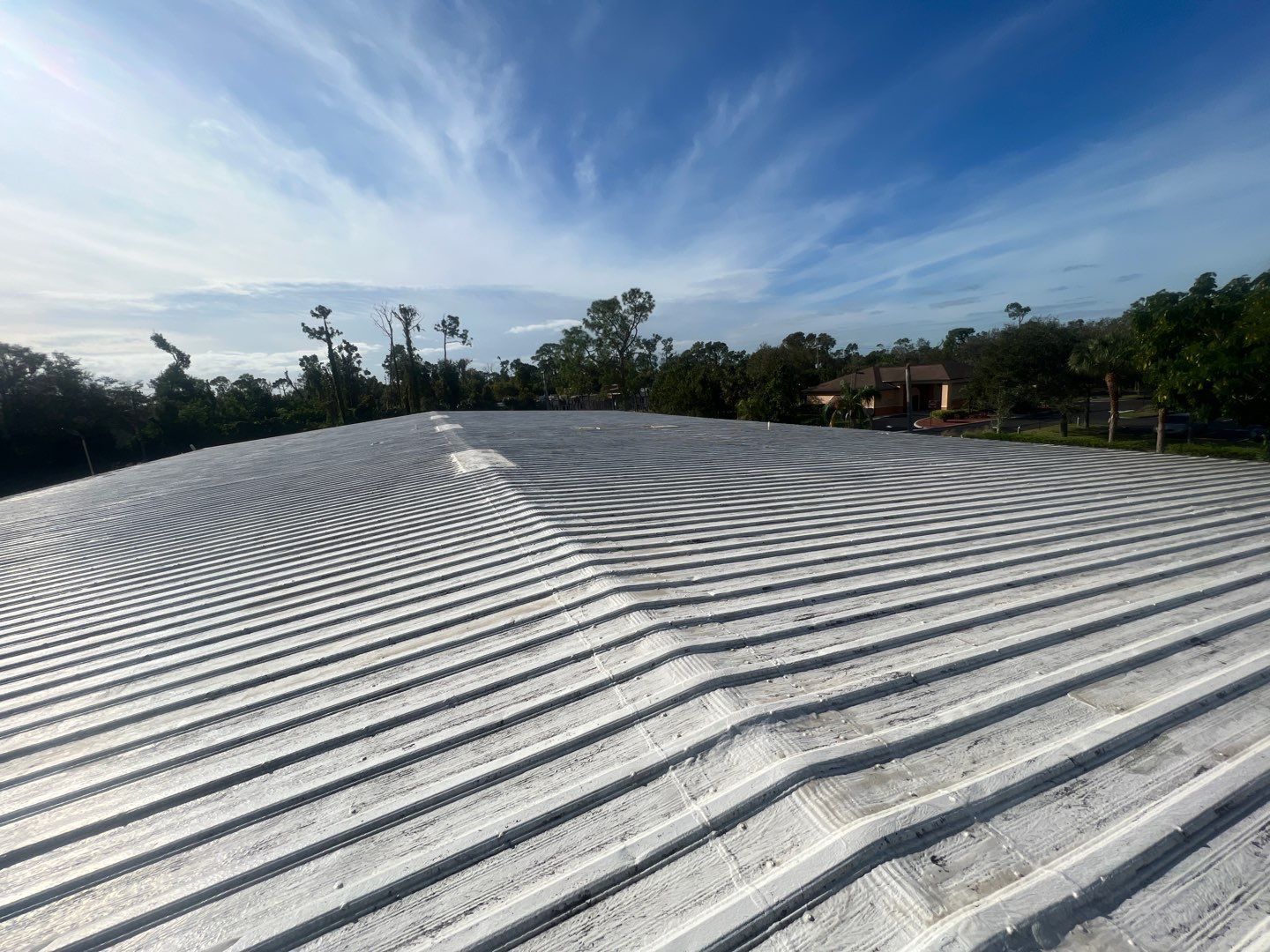 Commercial Building in Ft. Myers Roof Inspection by Four Peaks Roofing