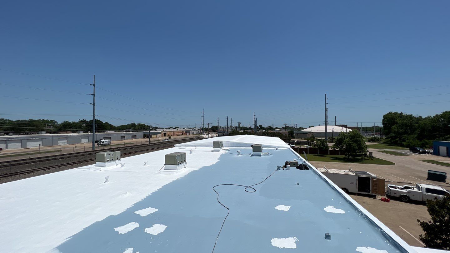 Foam & Metal Roof Restoration – Thermo Sensors (Garland, TX) by All Star Roofing LLC