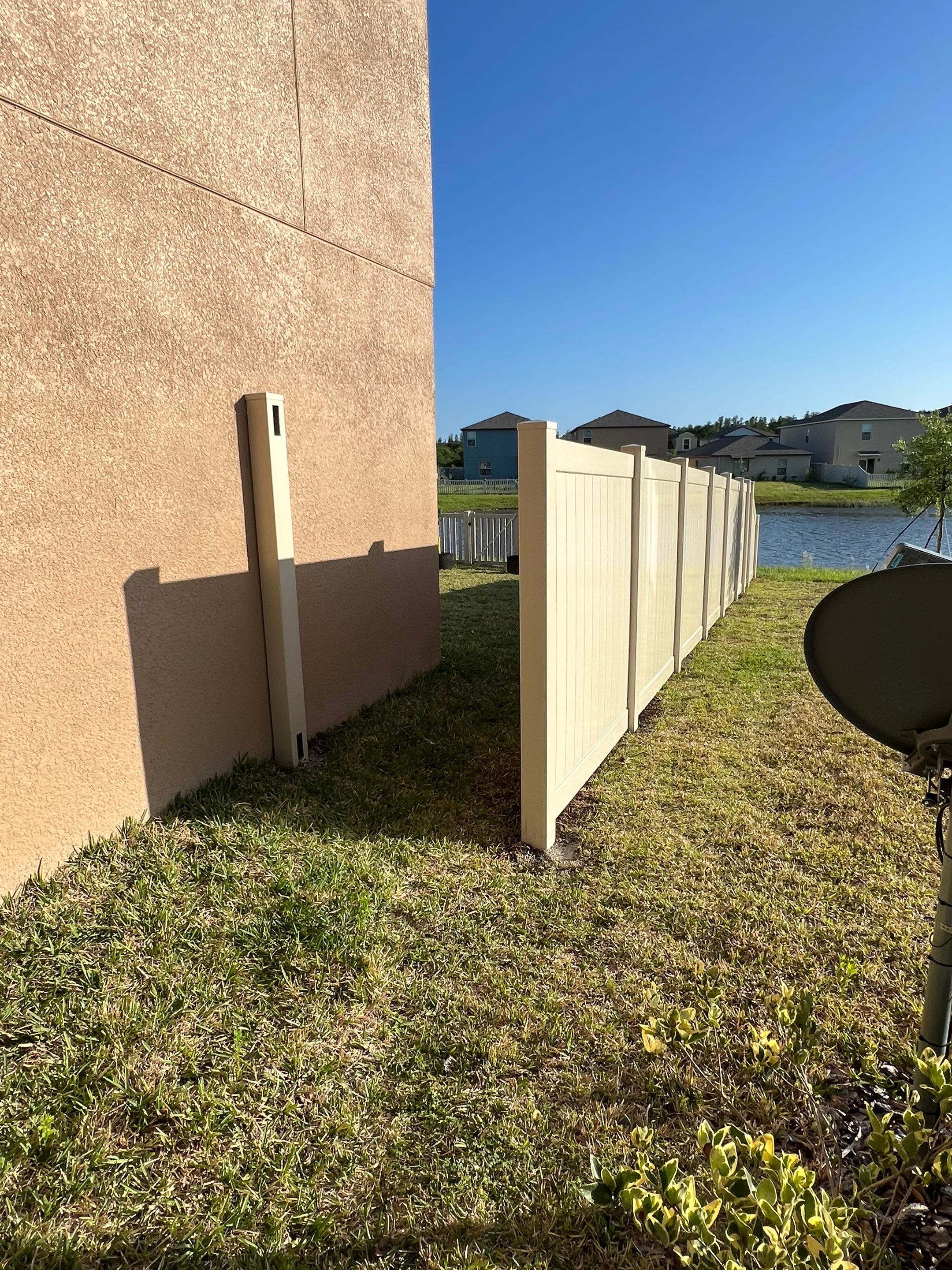 Sun City Center, FL 6ft. Tall Tan Vinyl Privacy Fence by Asap fence and gates, LLC