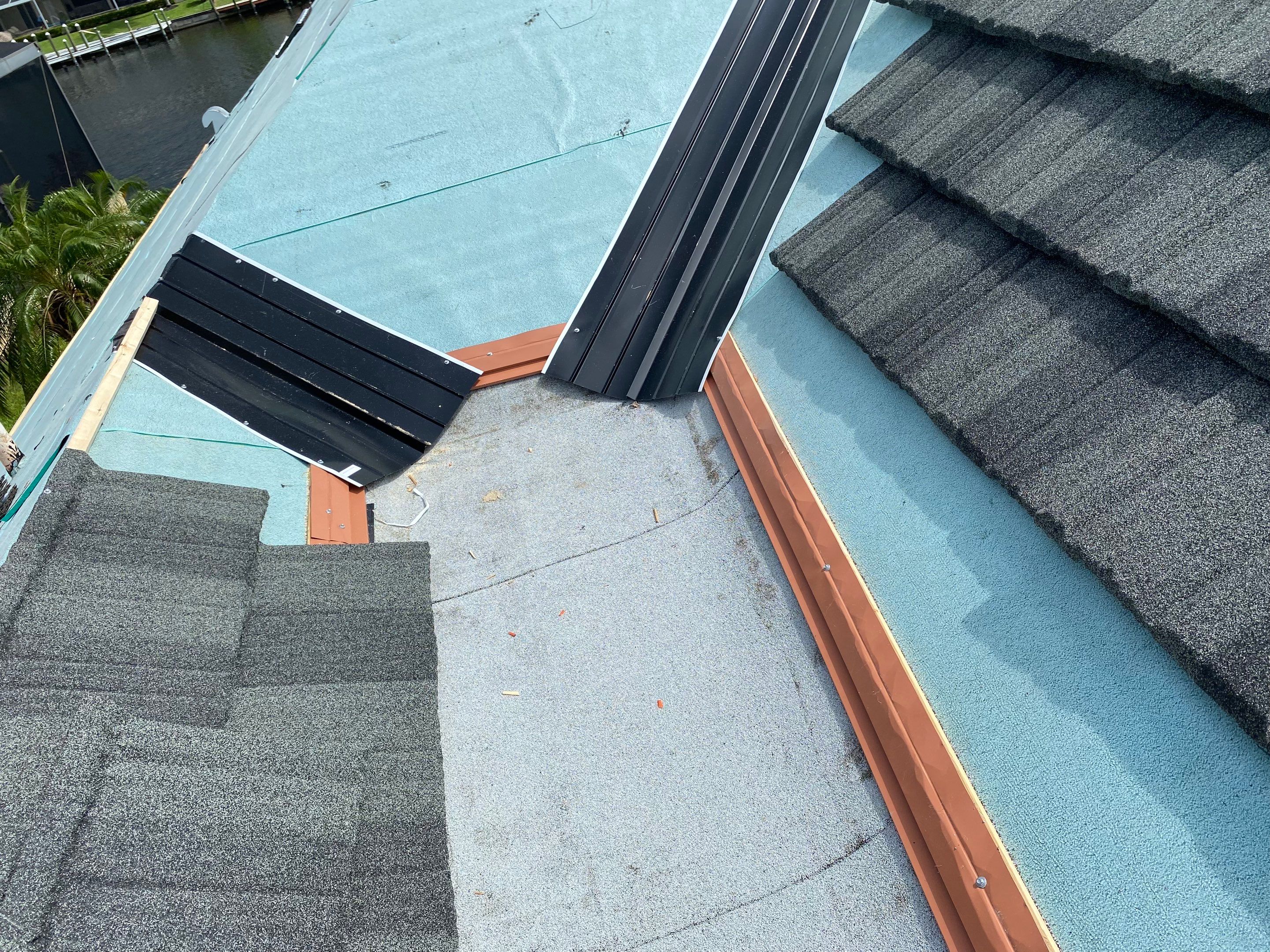 SW Cape Coral Stone Coated Steel Roof Installation by Four Peaks Roofing